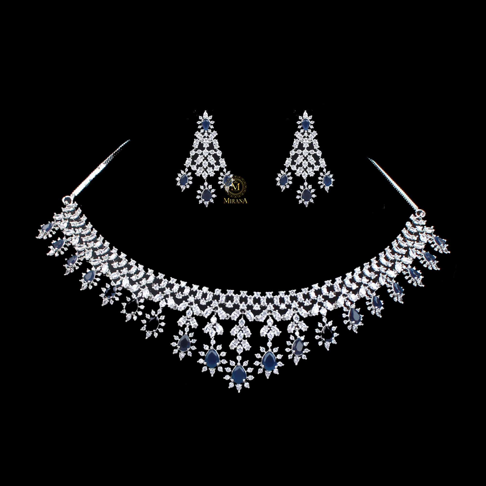 Avenley CZ Designer Necklace Set