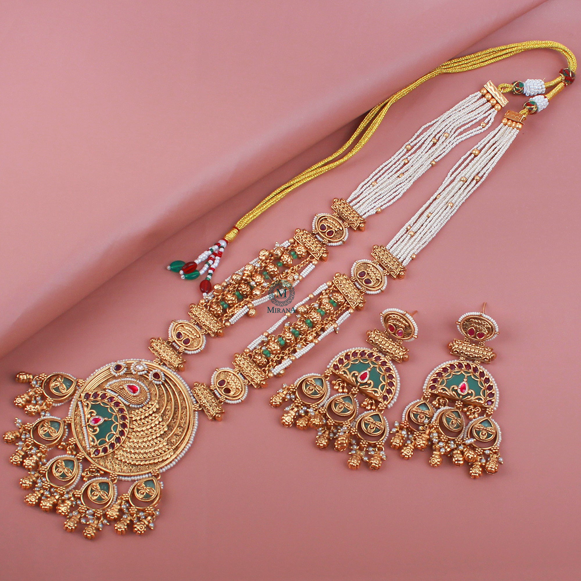 Sarita Antique Long Necklace Set