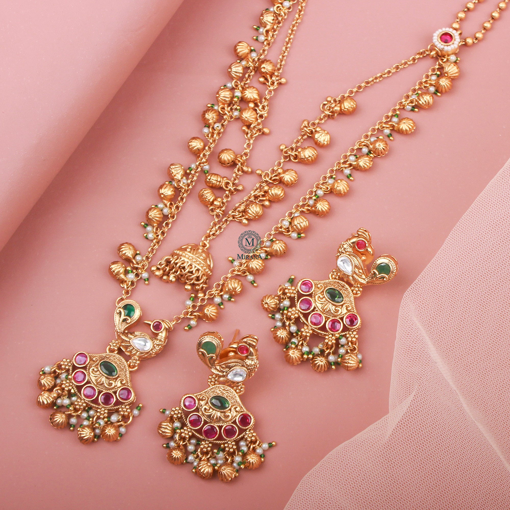 Shikha Antique Long Designer Necklace Set