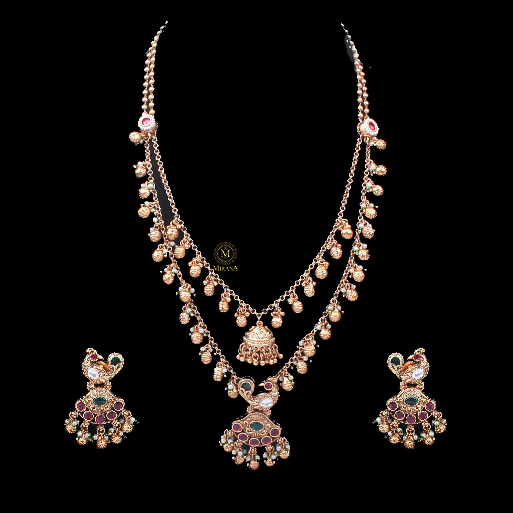 Shikha Antique Long Designer Necklace Set