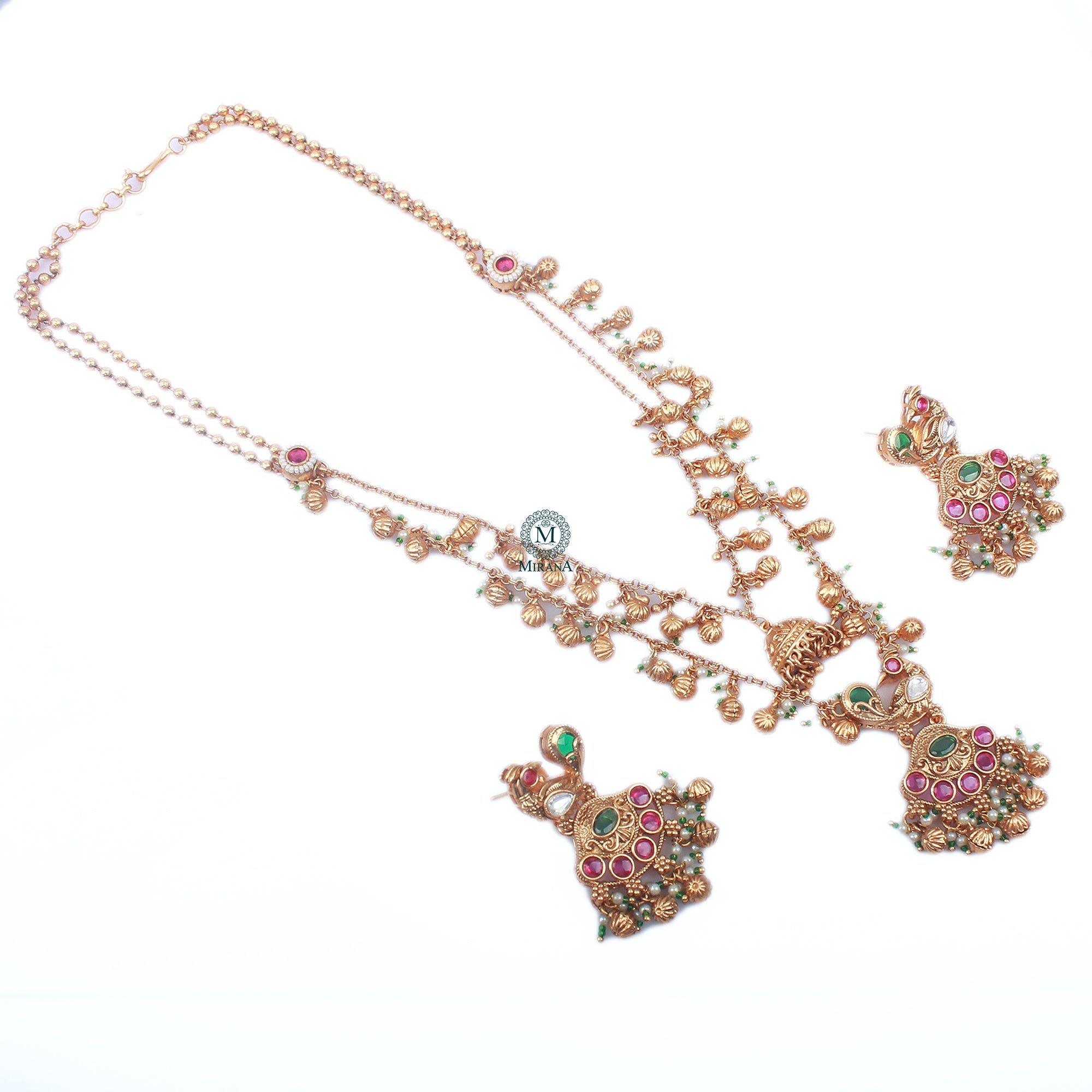 Shikha Antique Long Designer Necklace Set