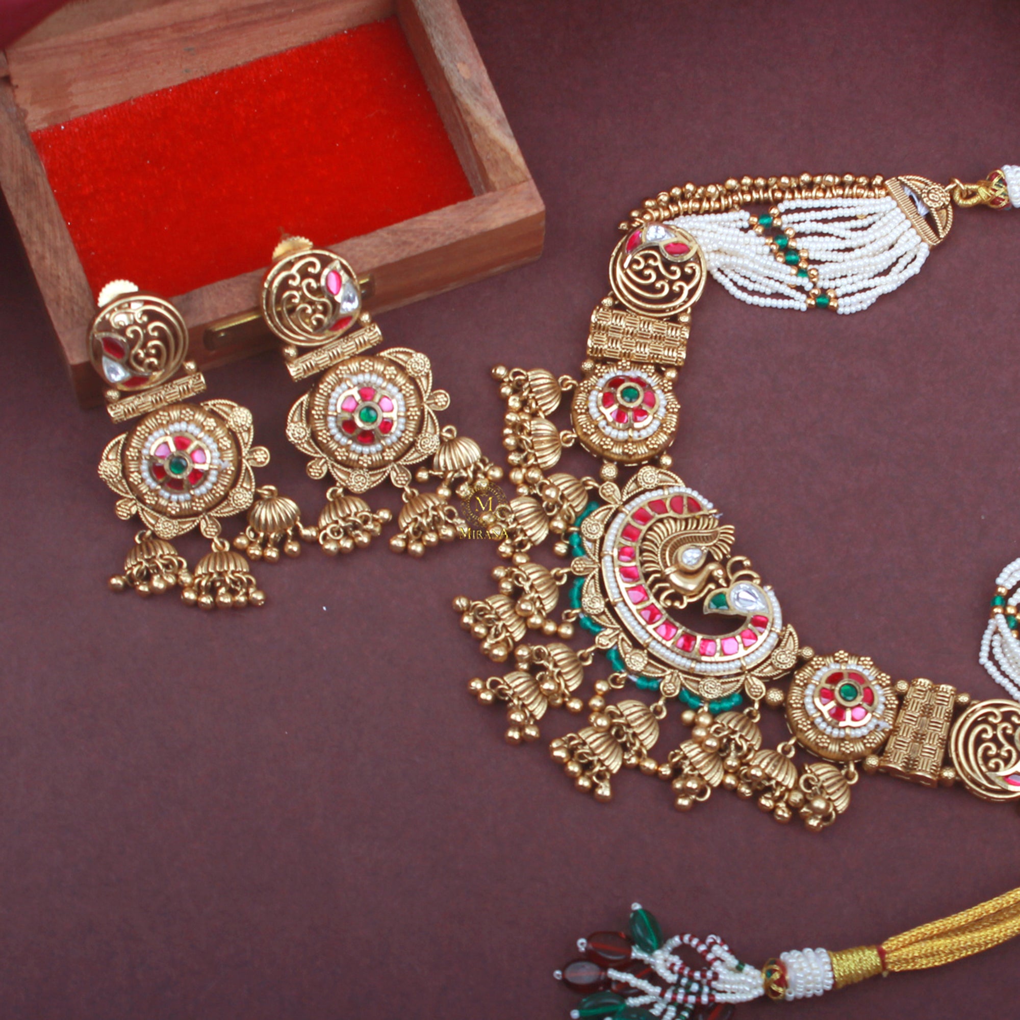 Mayurika Antique Designer Neckalce Set