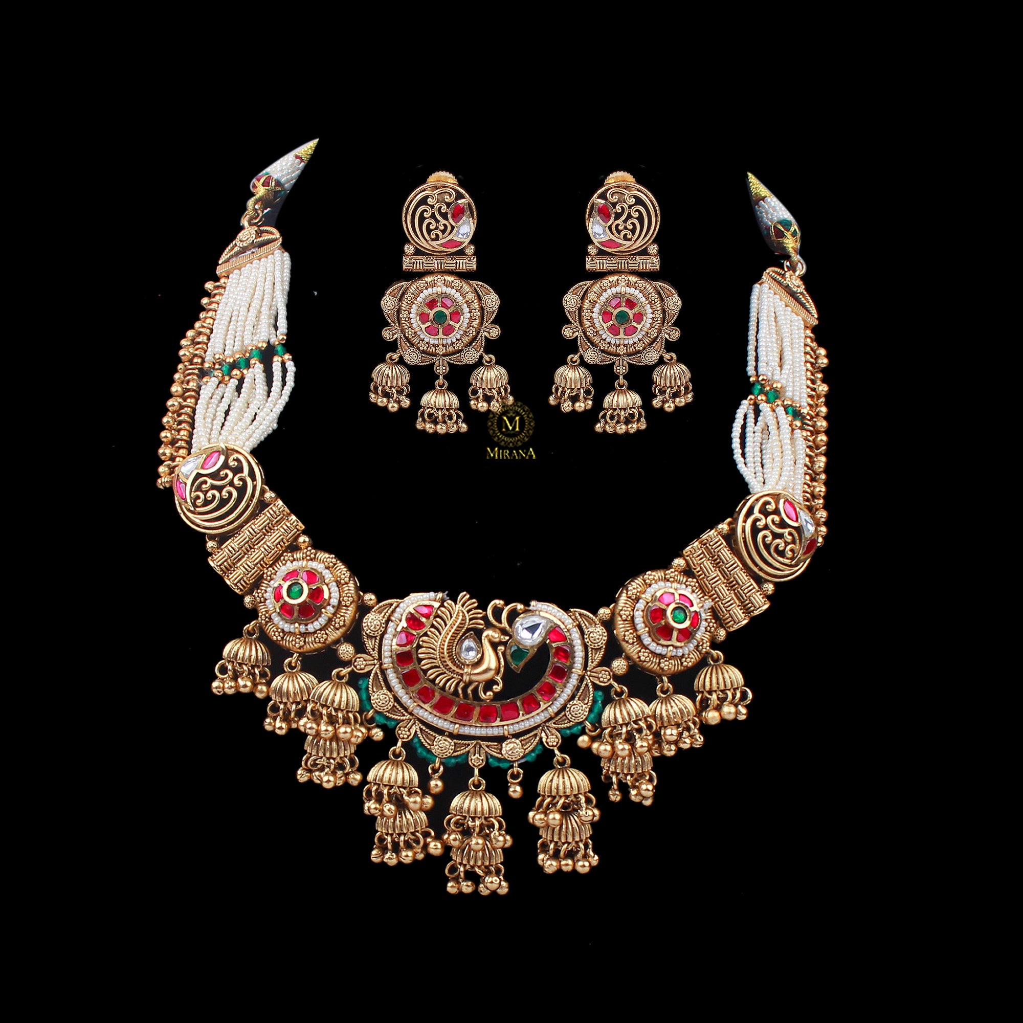 Mayurika Antique Designer Neckalce Set