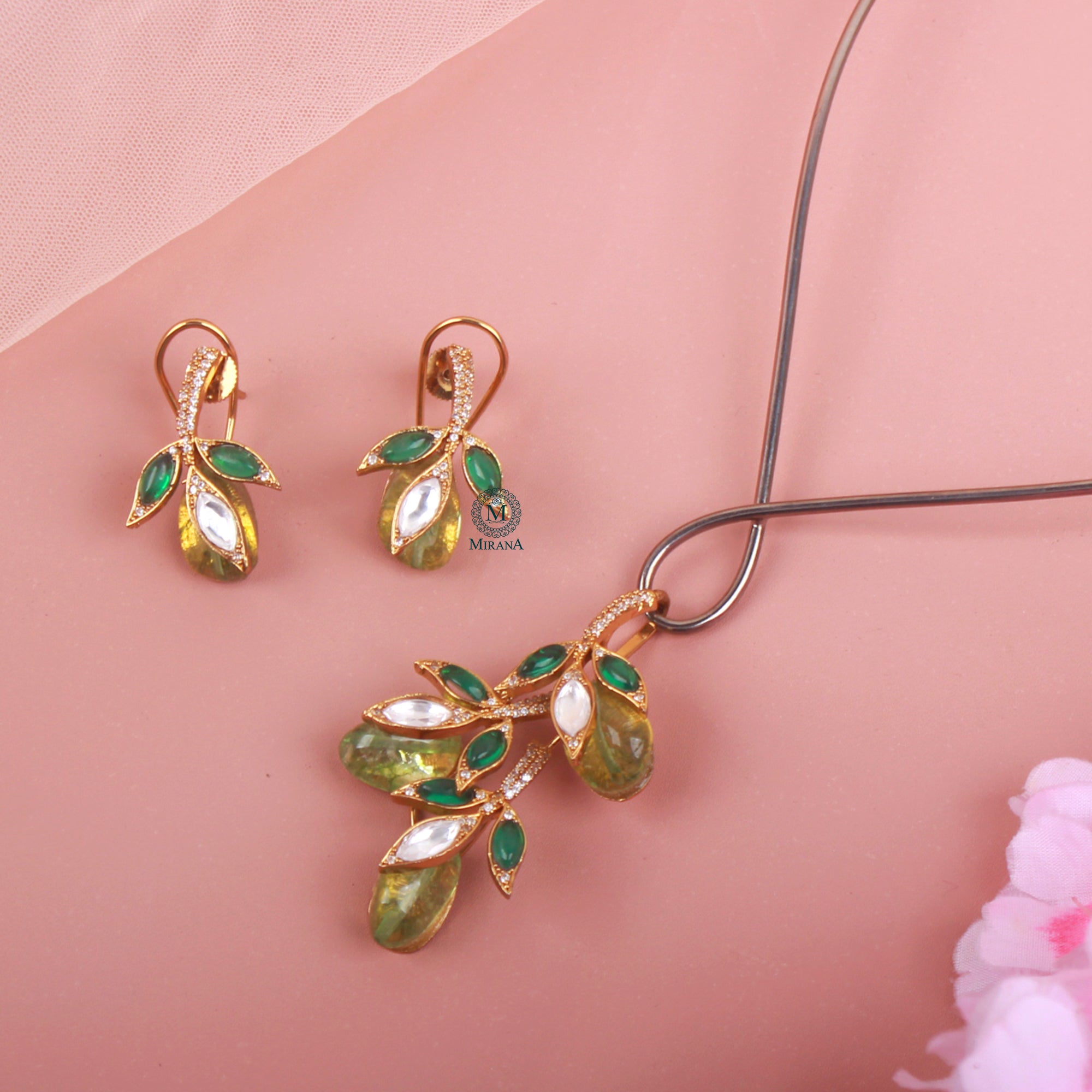 Lisa Polki Designer Necklace Set