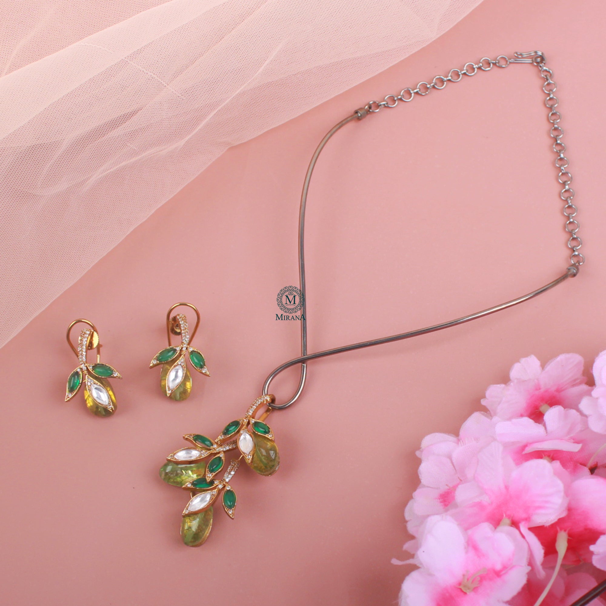 Lisa Polki Designer Necklace Set