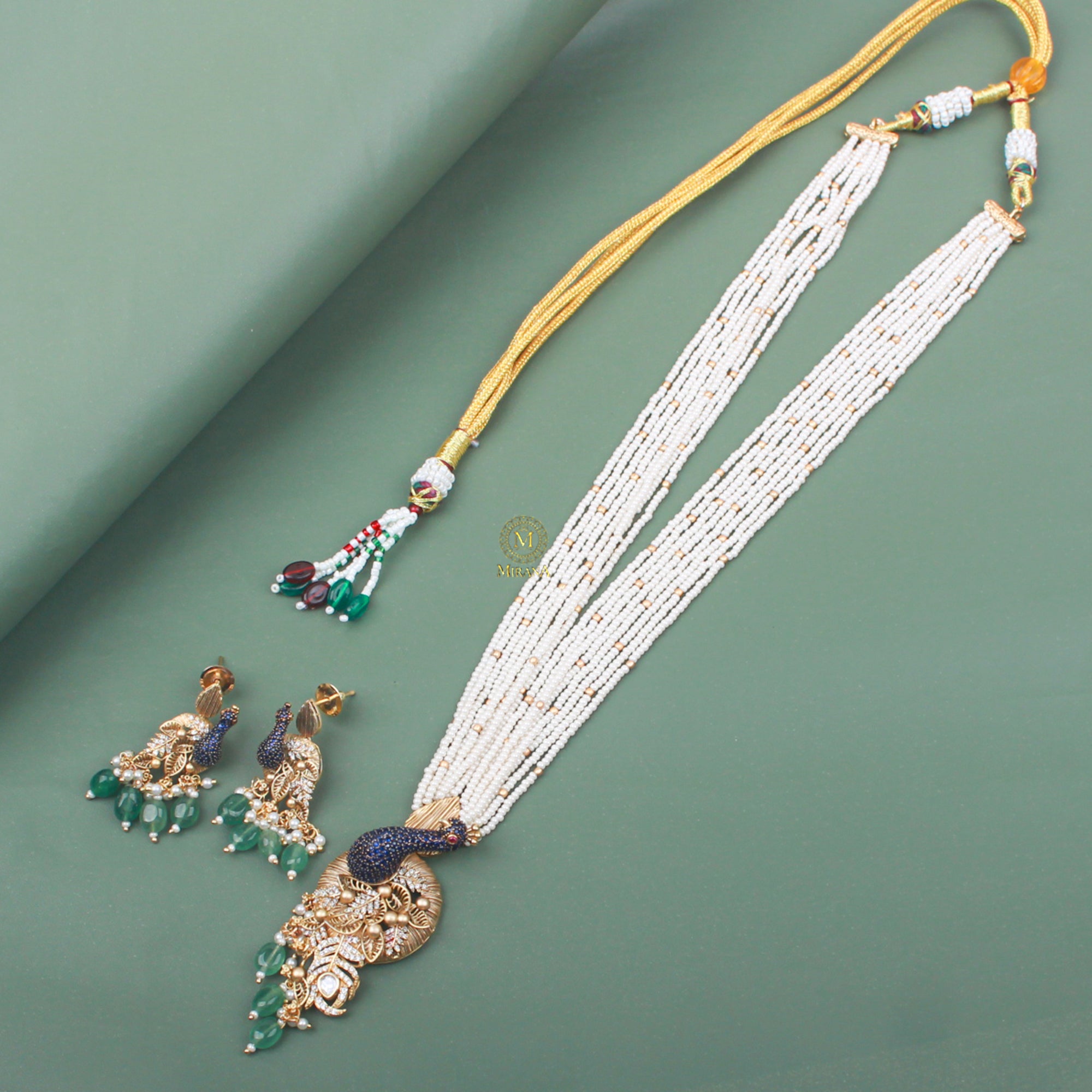 Morni Long Fusion Designer Necklace Set