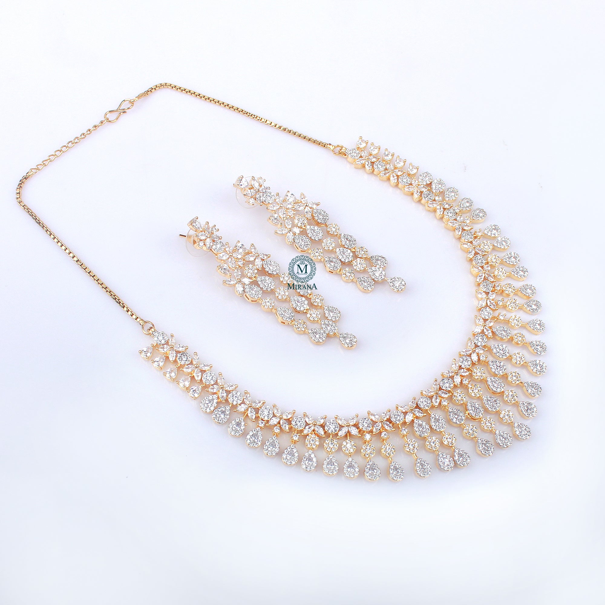 Jini CZ Designer Necklace Set