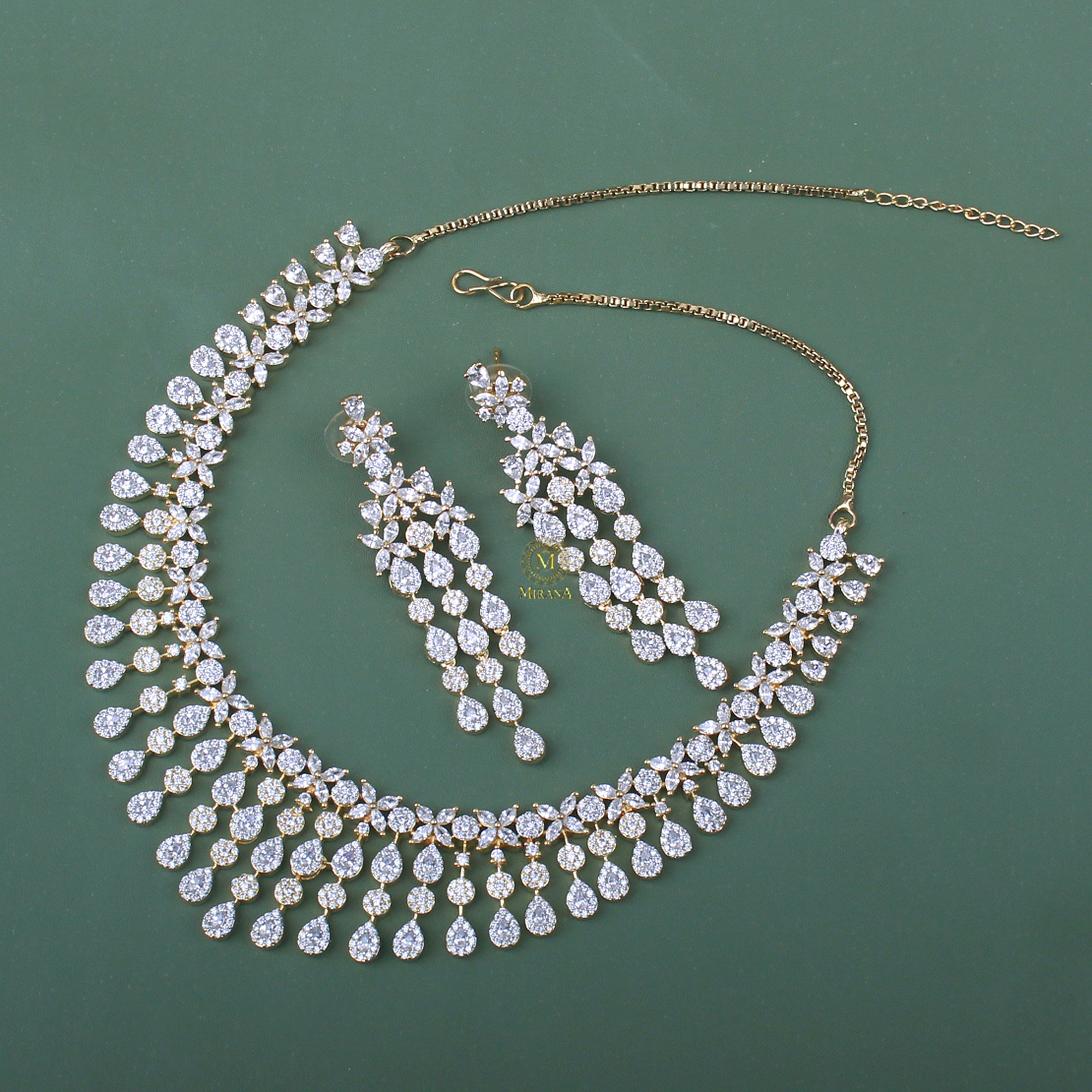 Jini CZ Designer Necklace Set