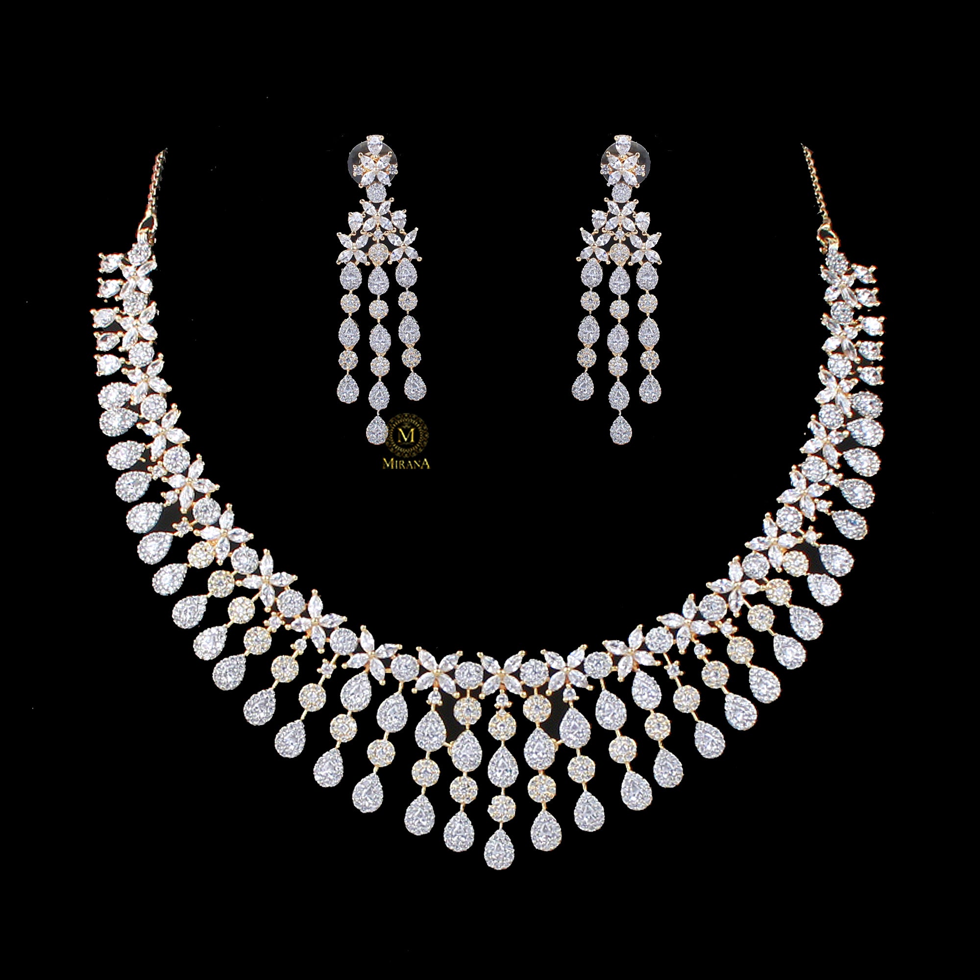 Jini CZ Designer Necklace Set
