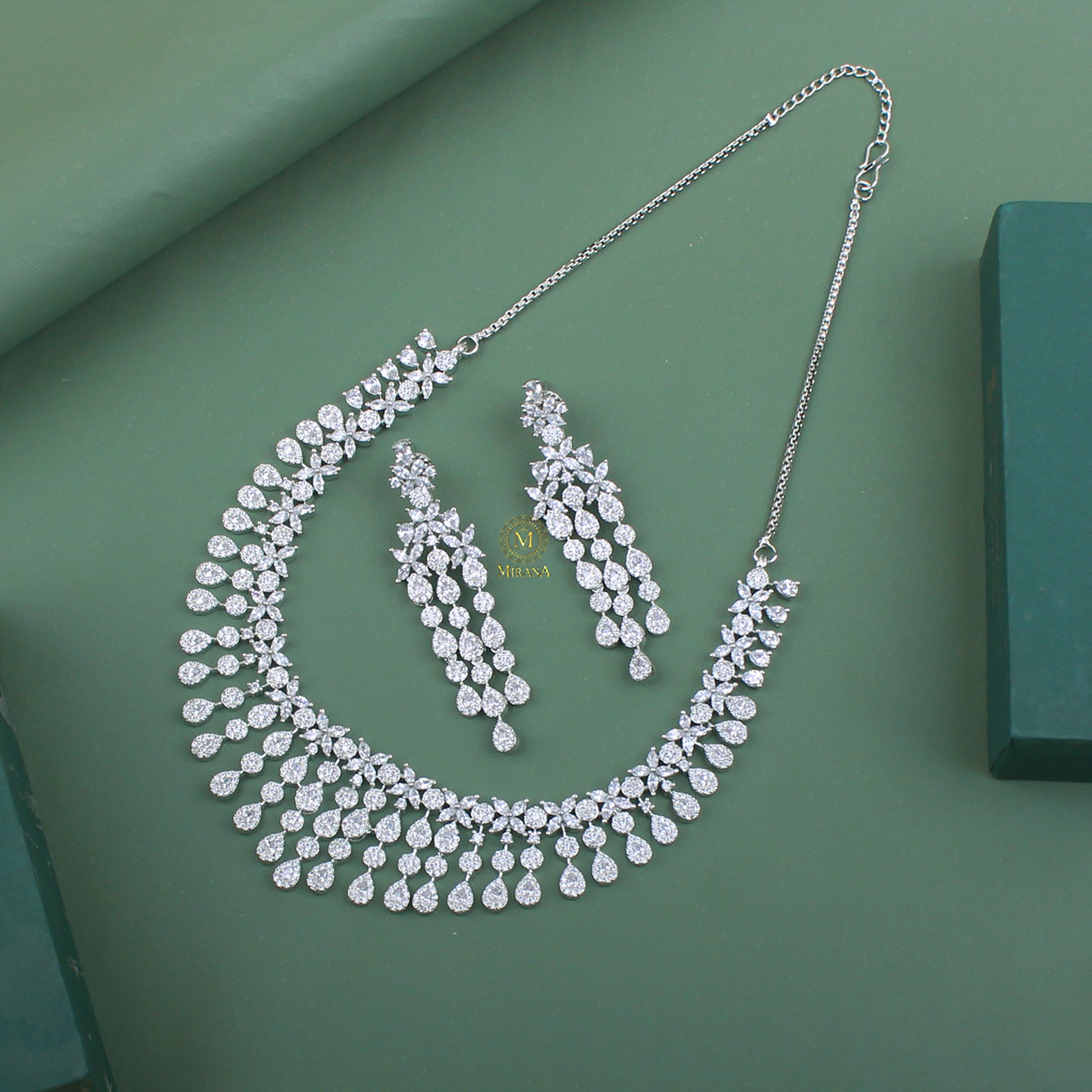 Jini CZ Designer Necklace Set