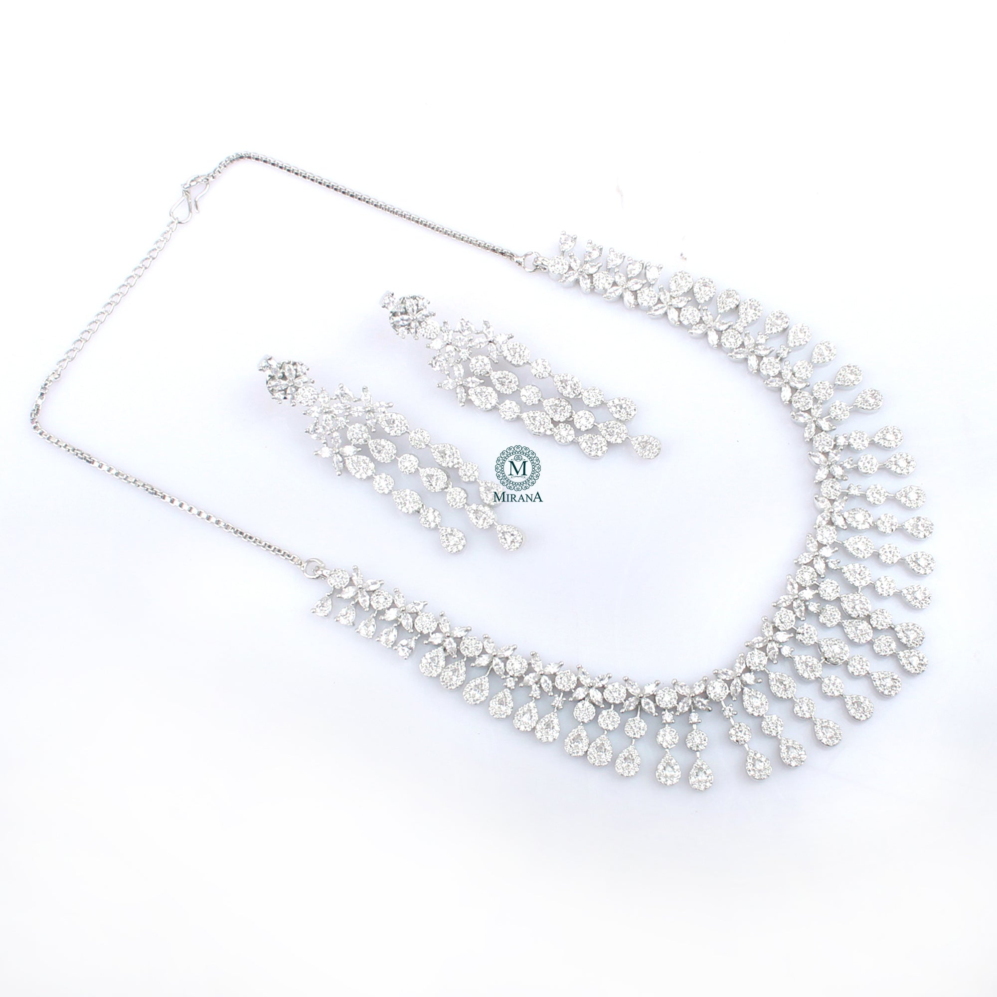 Jini CZ Designer Necklace Set