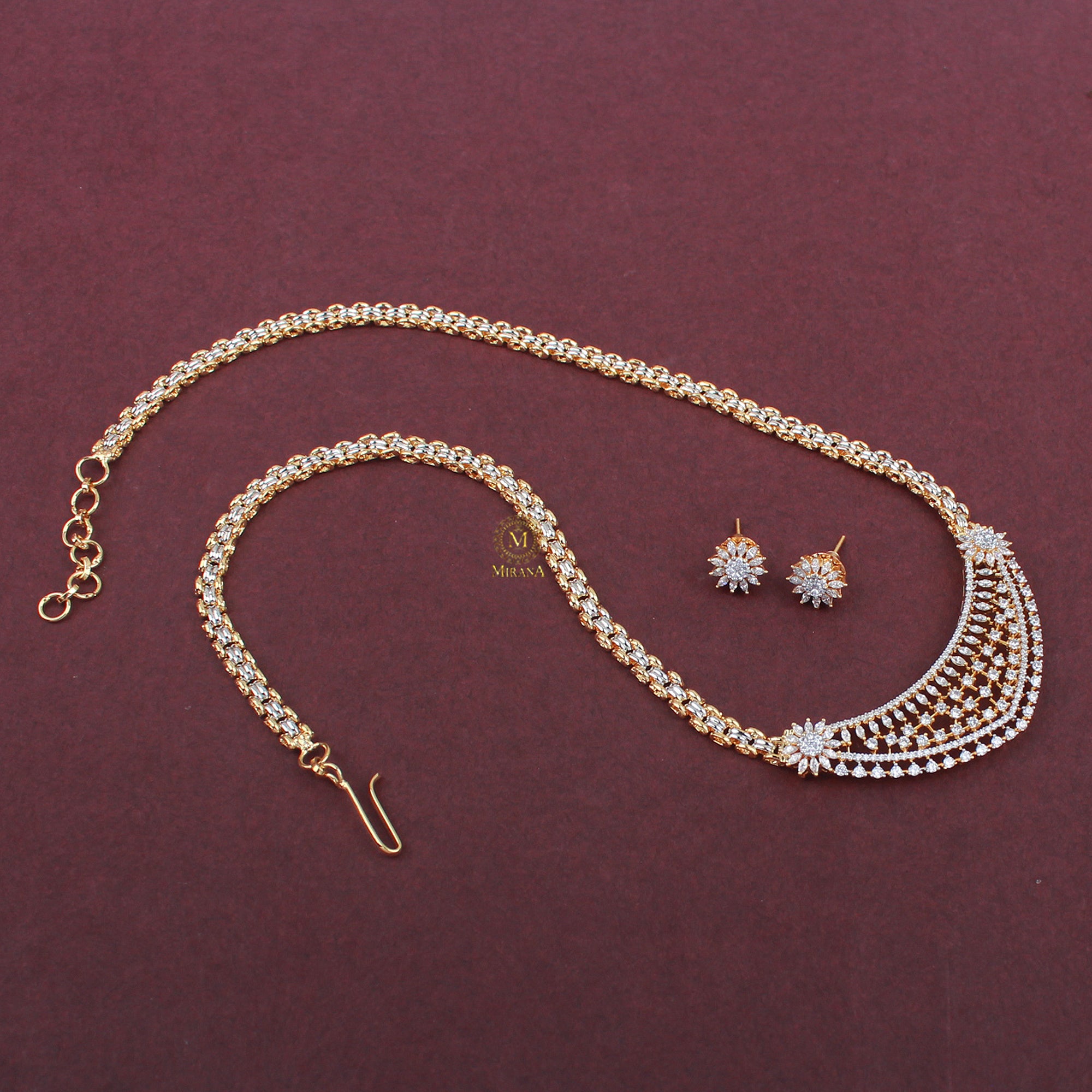 Ani CZ Designer Necklace Set