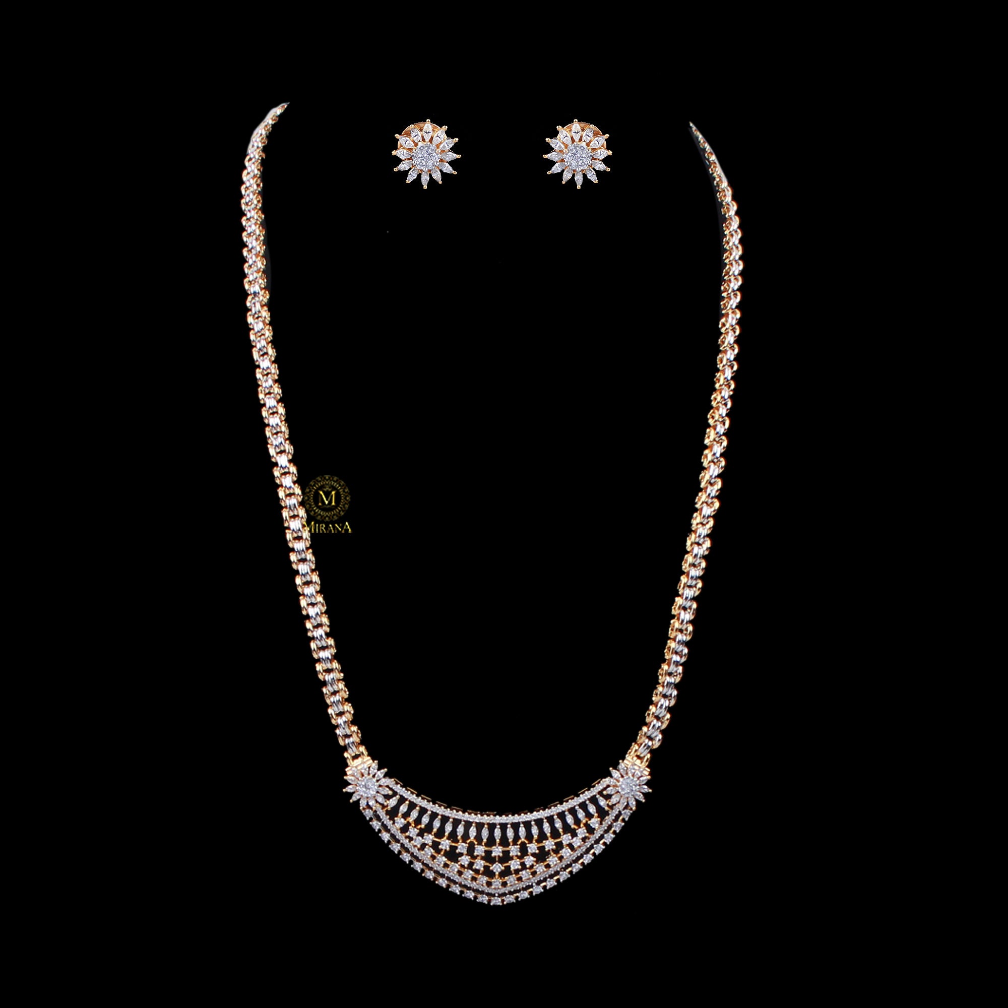Ani CZ Designer Necklace Set
