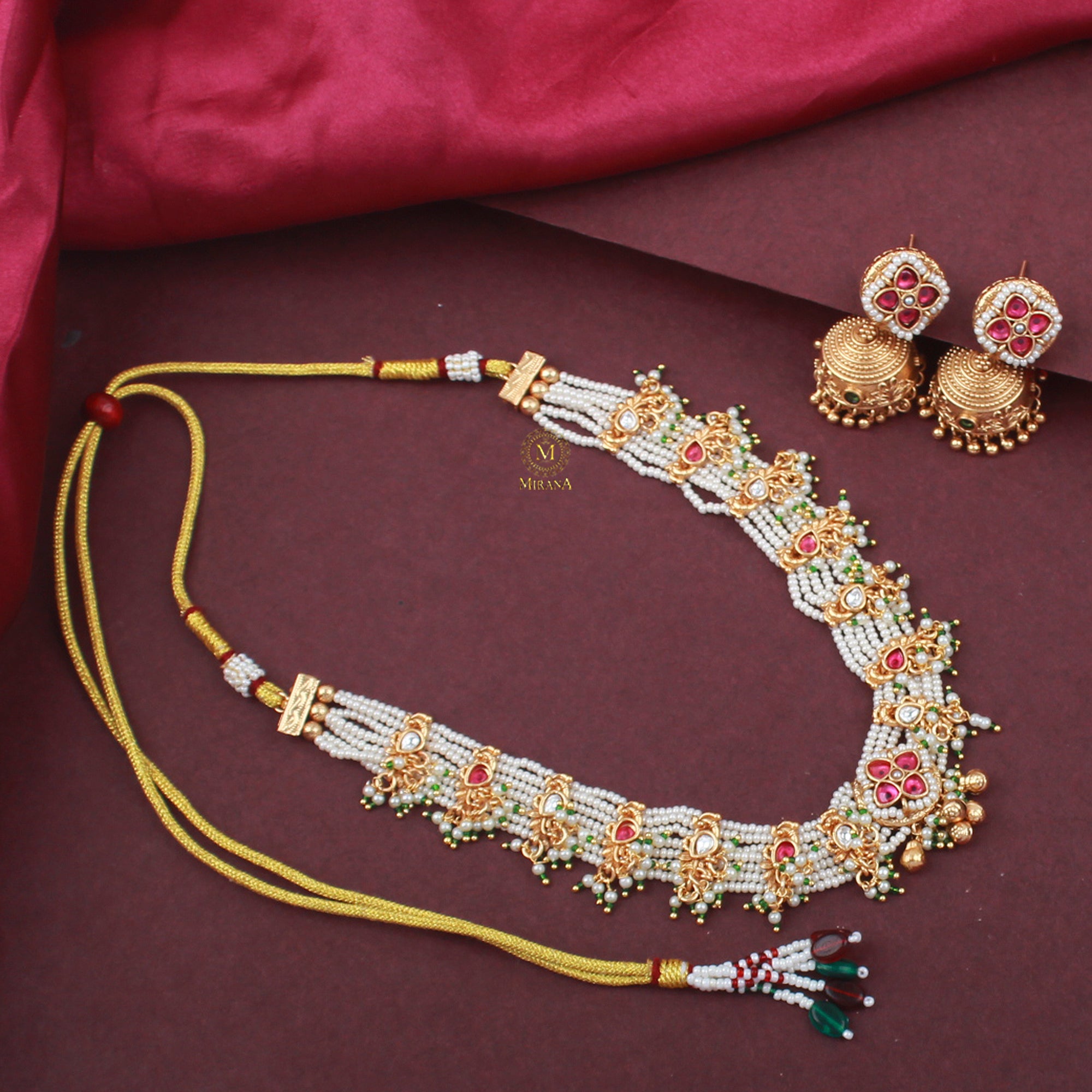 Anubhuti Antique Designer Necklace Set