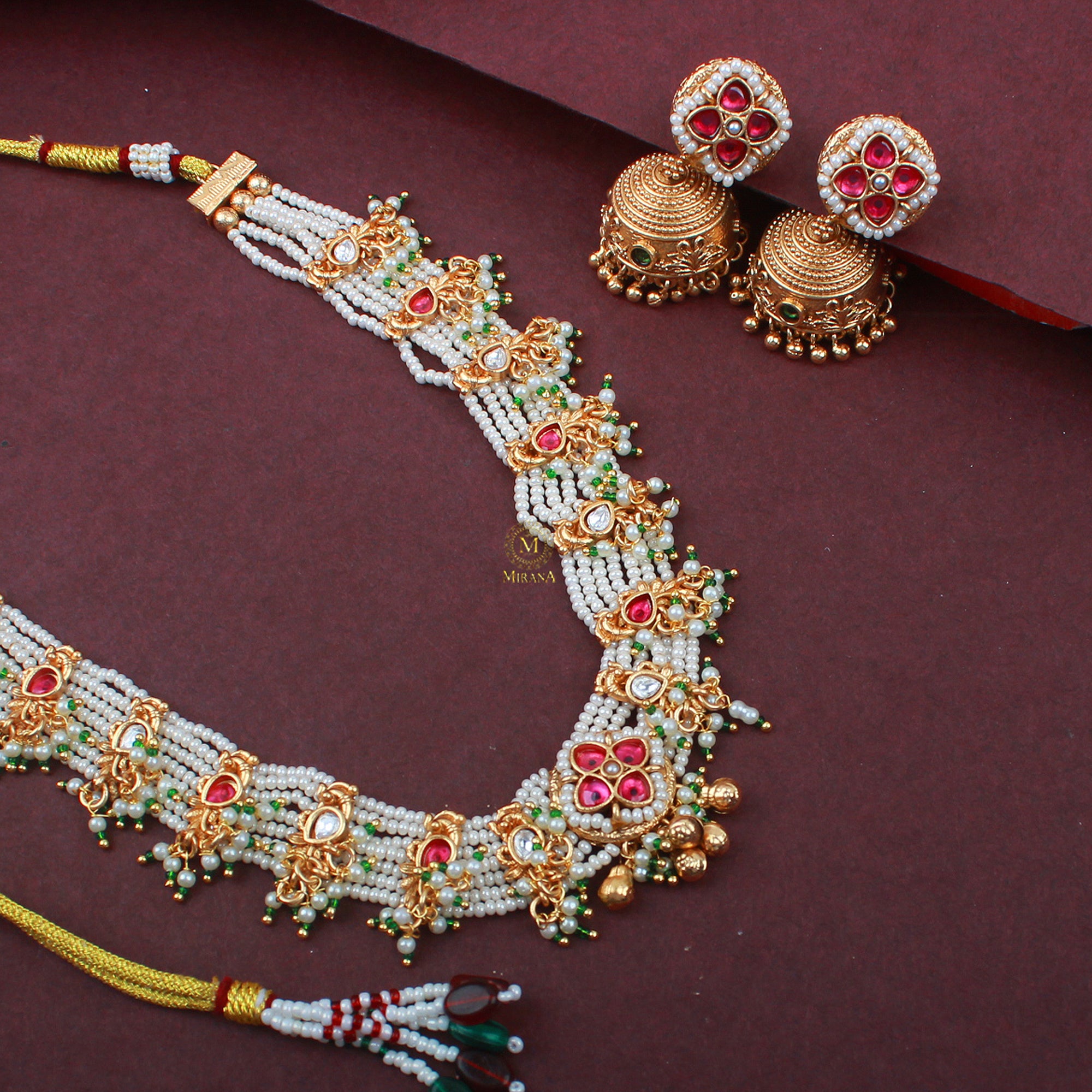 Anubhuti Antique Designer Necklace Set