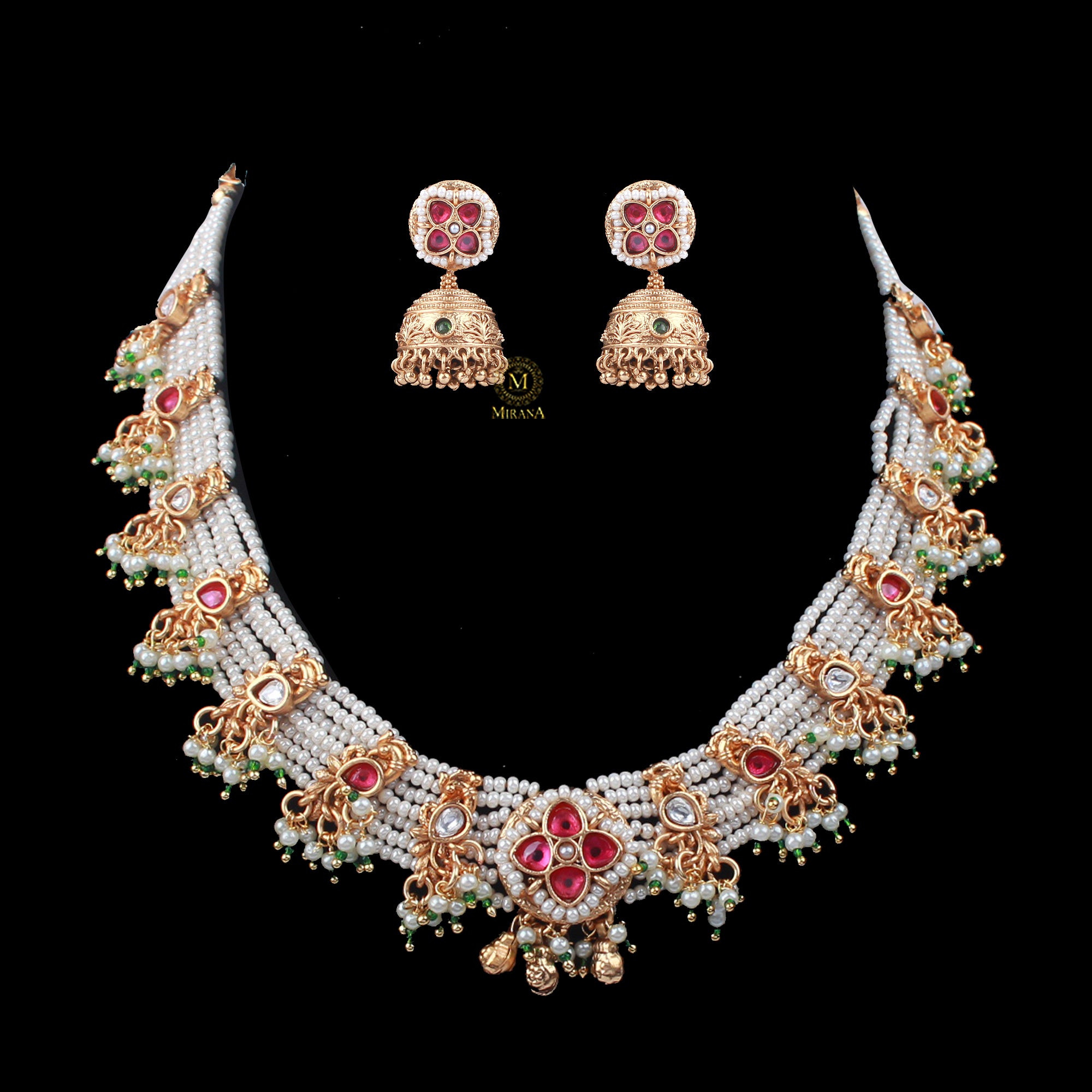 Anubhuti Antique Designer Necklace Set