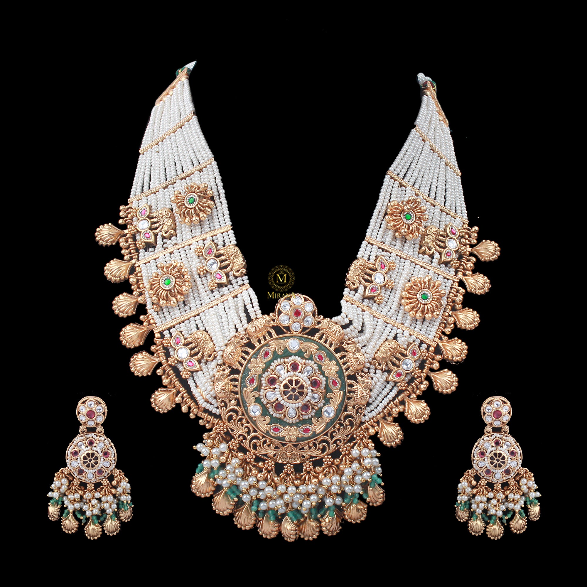 Kiyashi Antique Designer Necklace Set