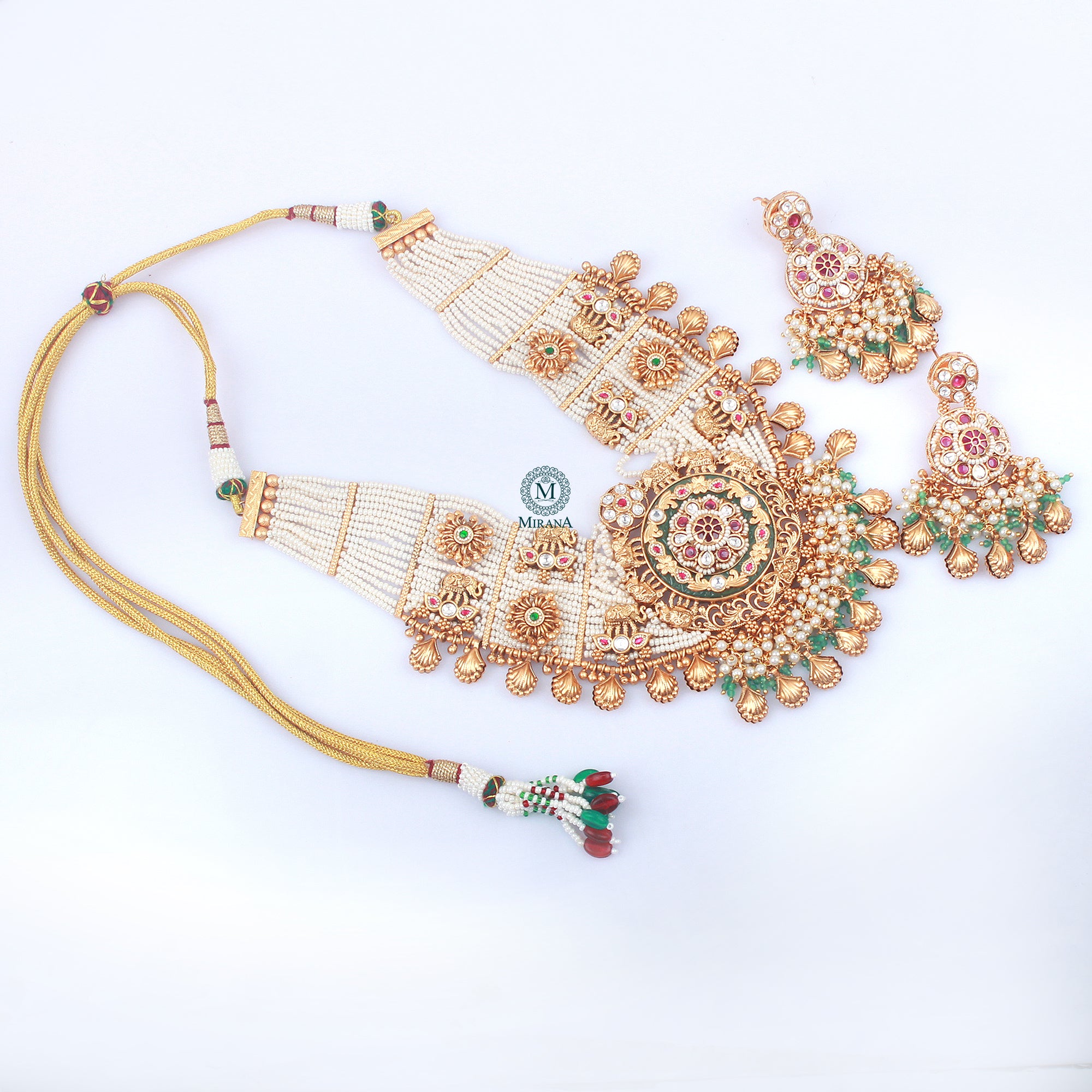 Kiyashi Antique Designer Necklace Set