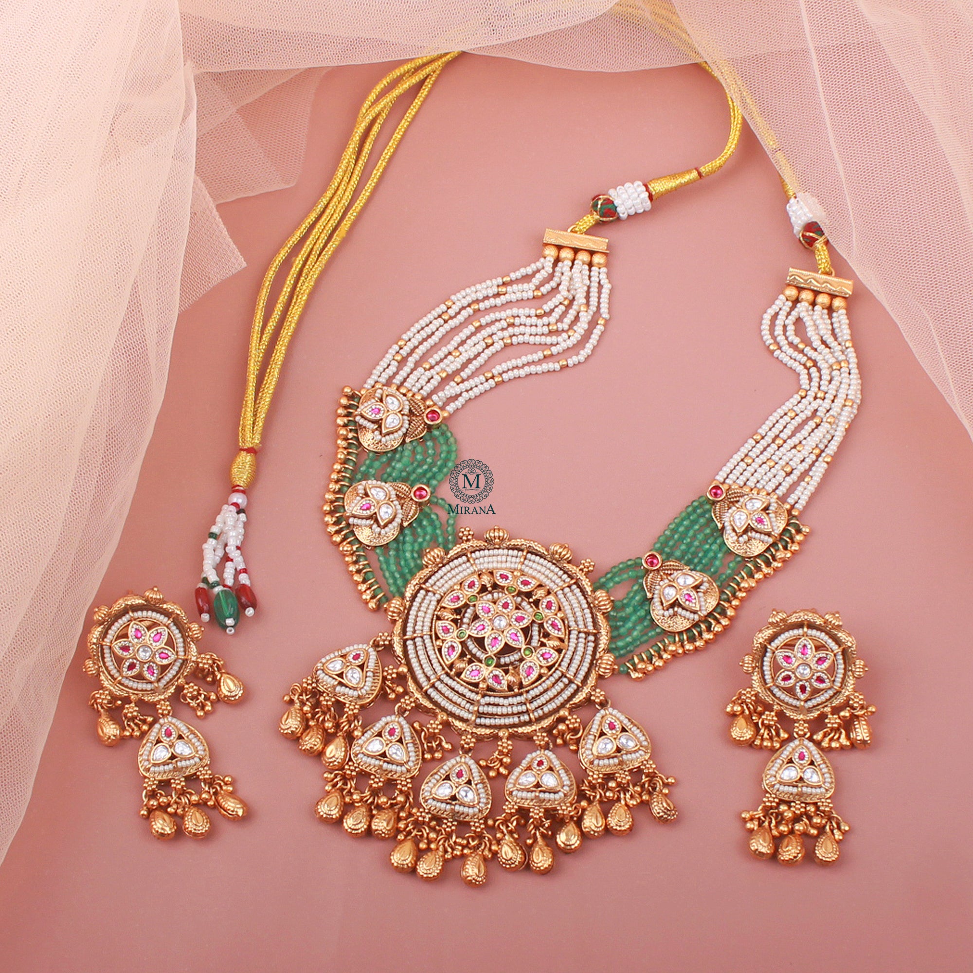 Shriya Antique Designer Necklace Set