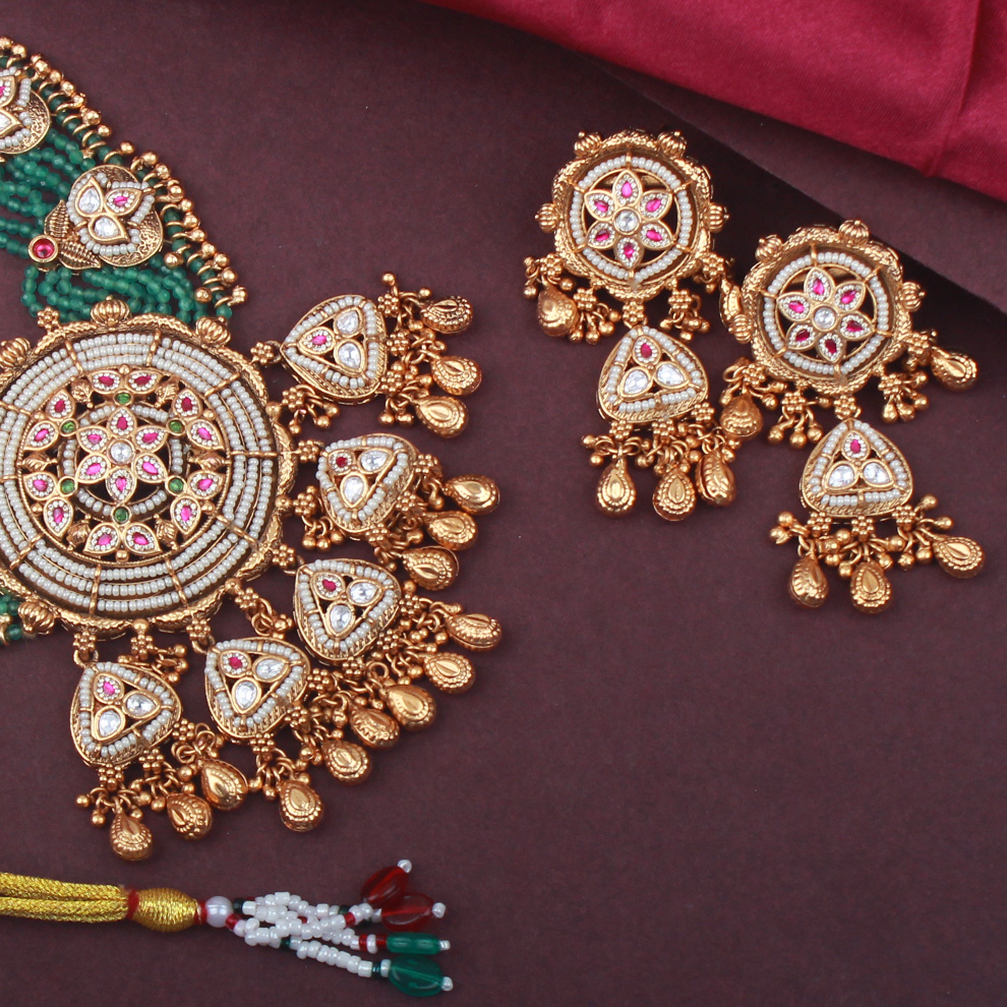 Shriya Antique Designer Necklace Set