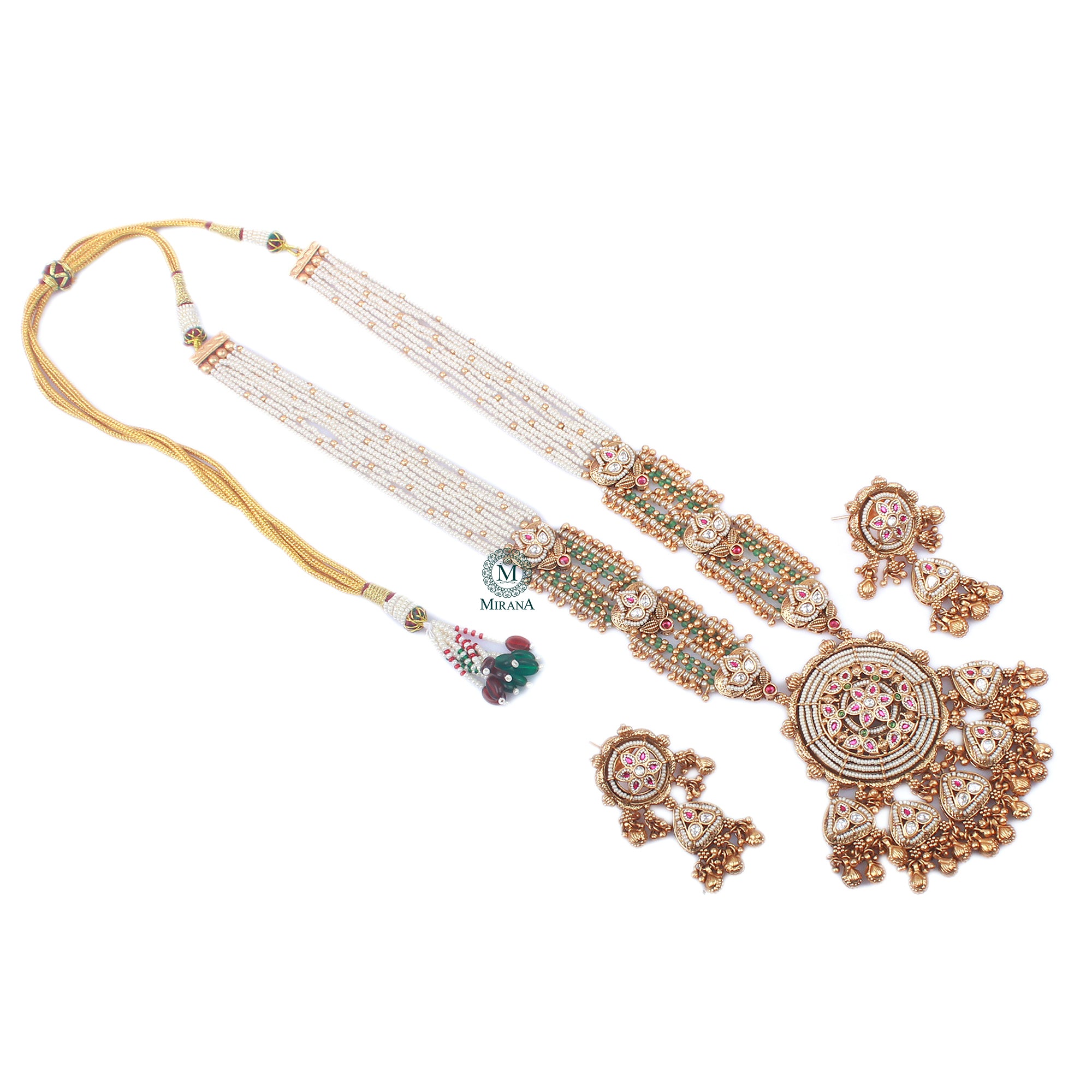 Shriya Antique Long Designer Necklace Set
