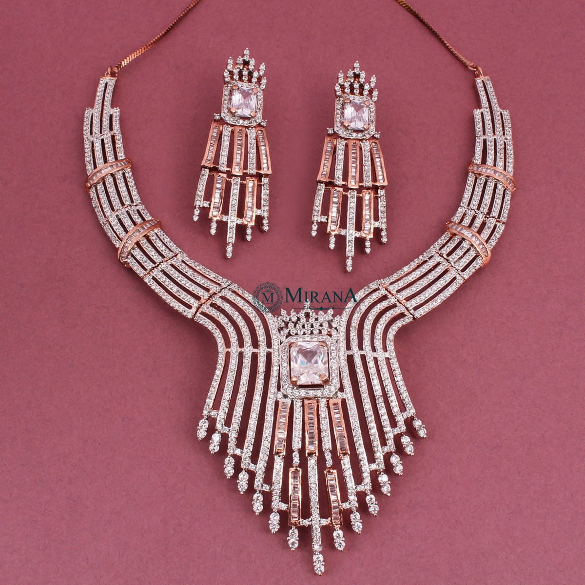 Princess Look Designer Necklace Set