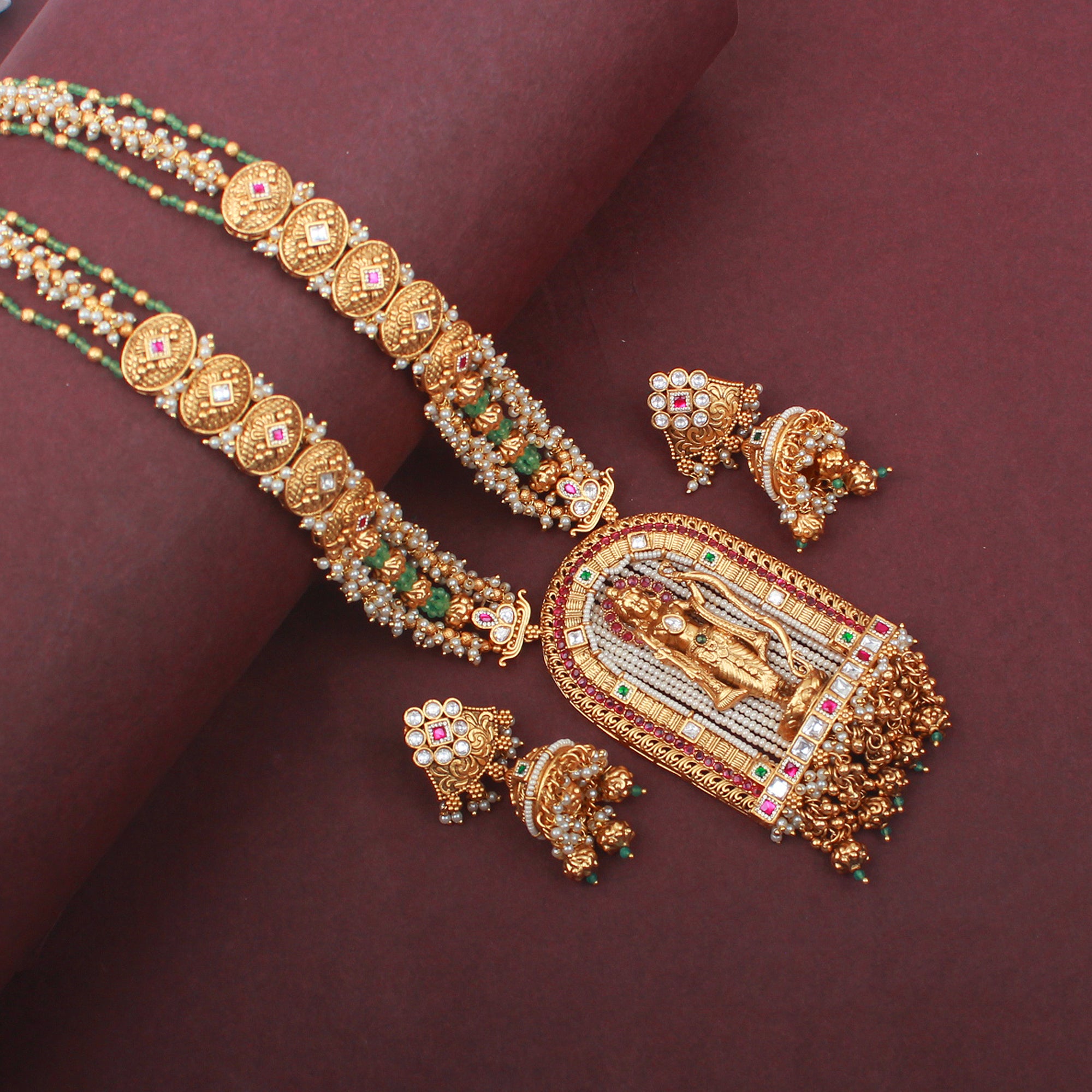 Ramita Antique Designer Long Necklace Set