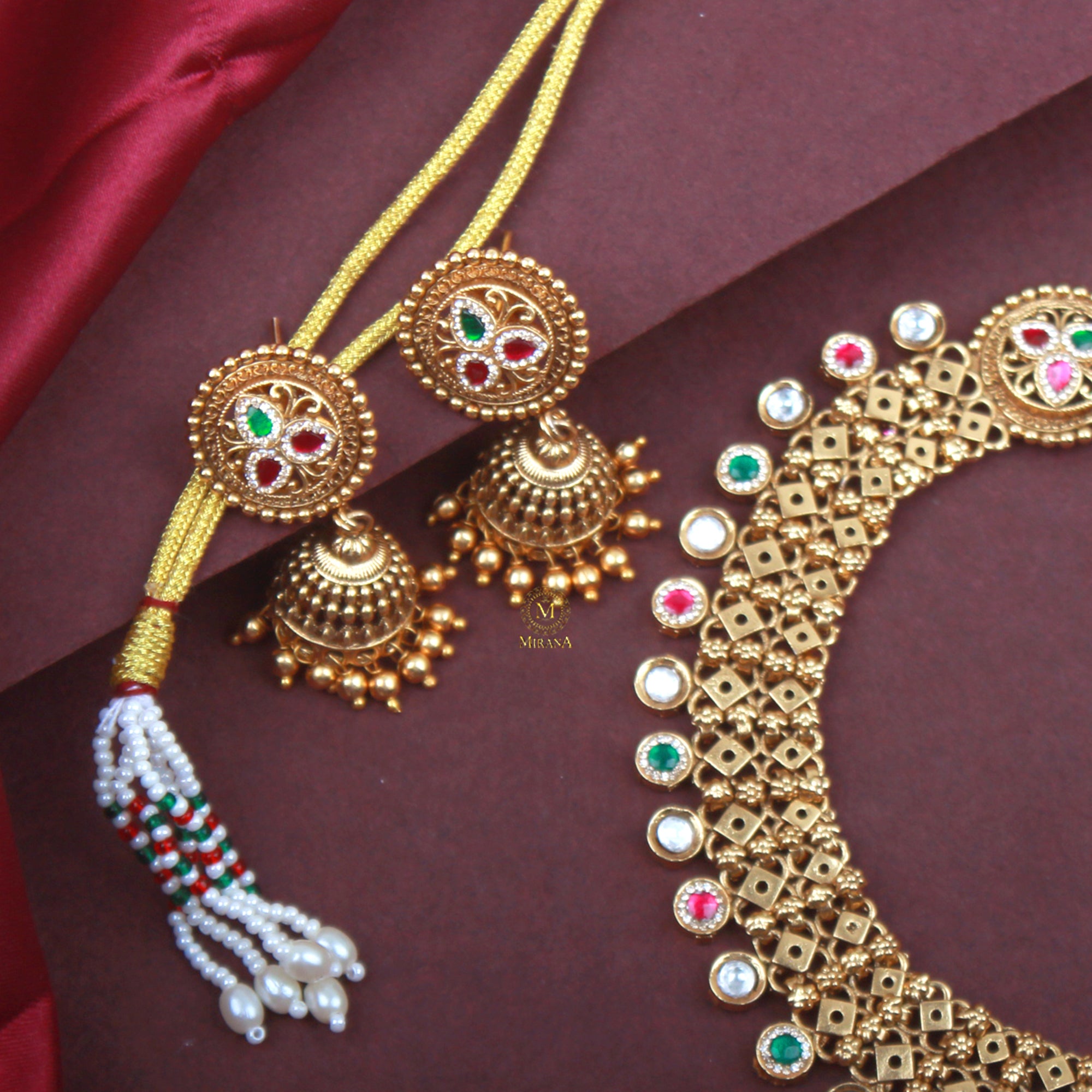 Kiyana Antique Designer Neckalce Set