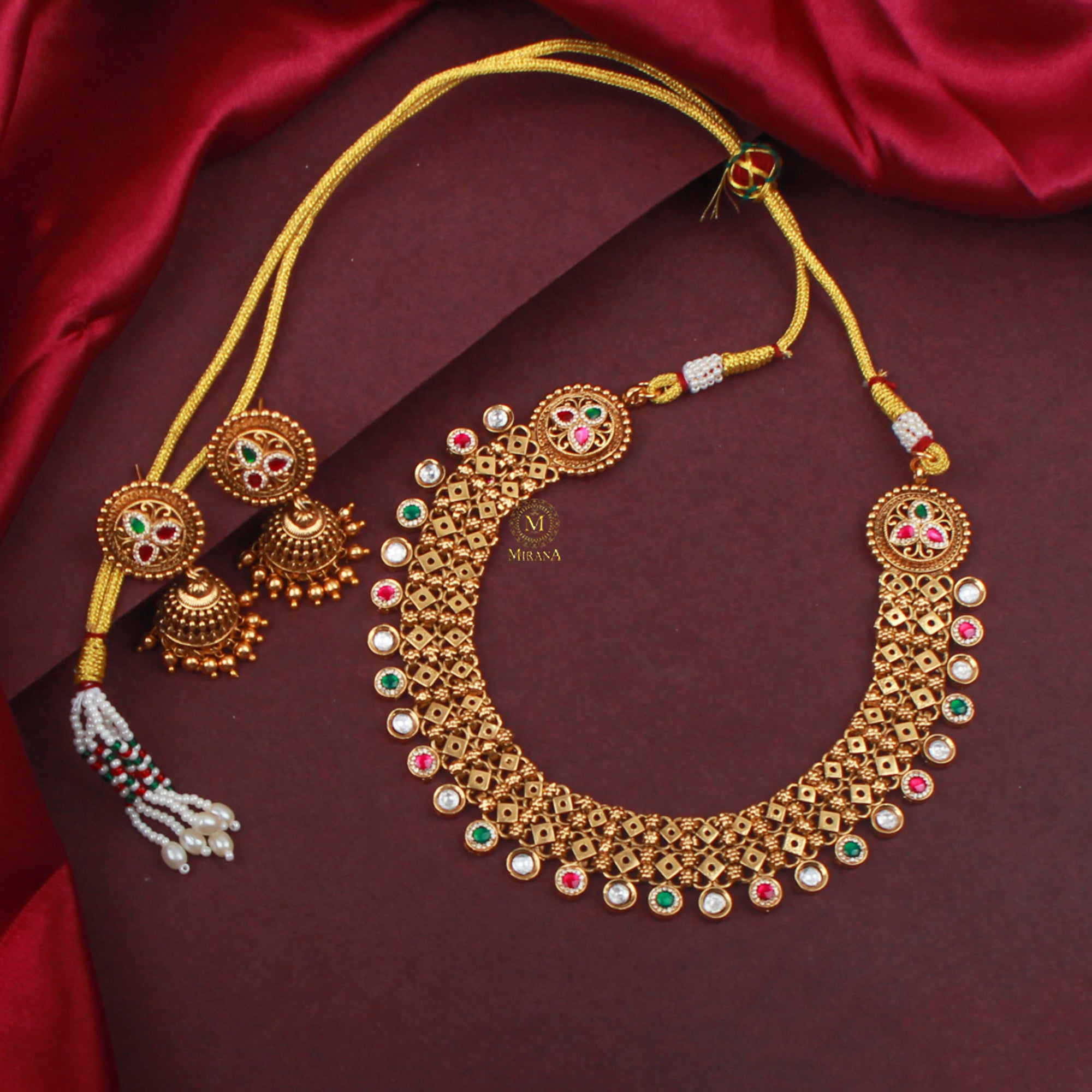 Kiyana Antique Designer Neckalce Set
