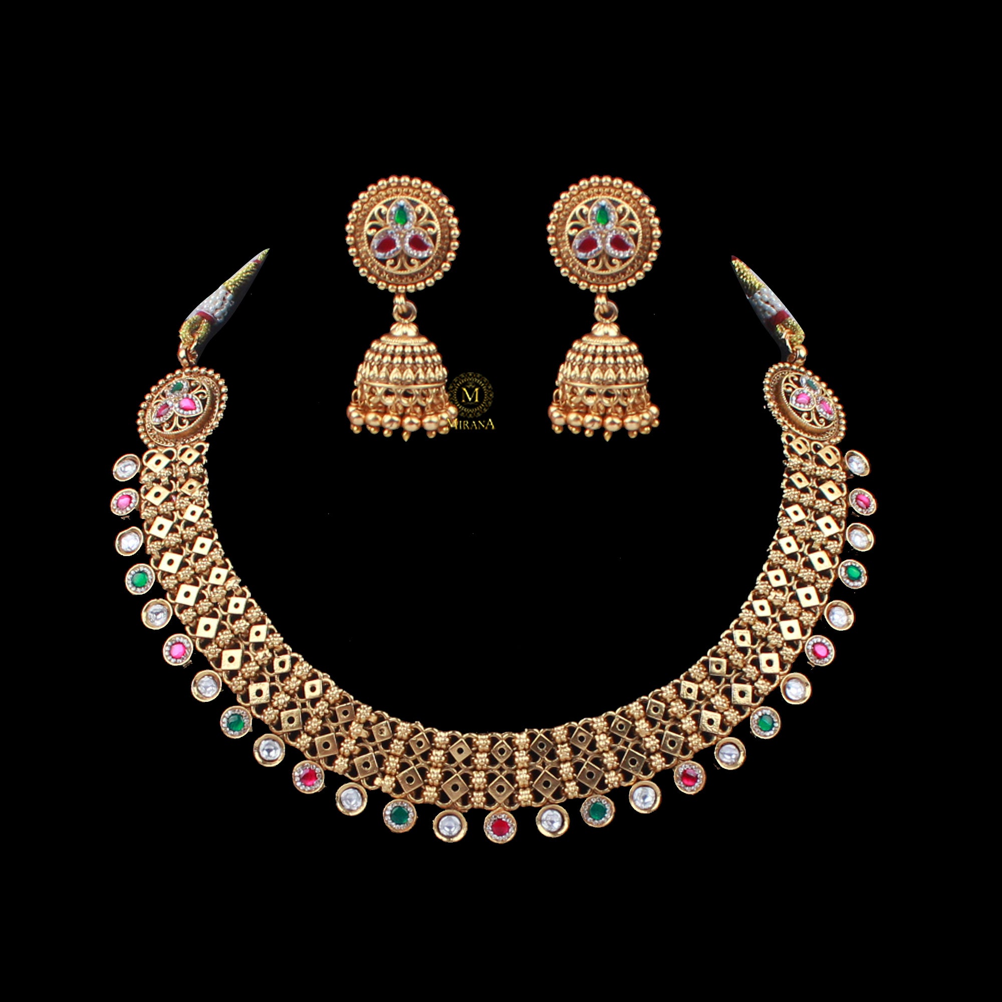 Kiyana Antique Designer Neckalce Set