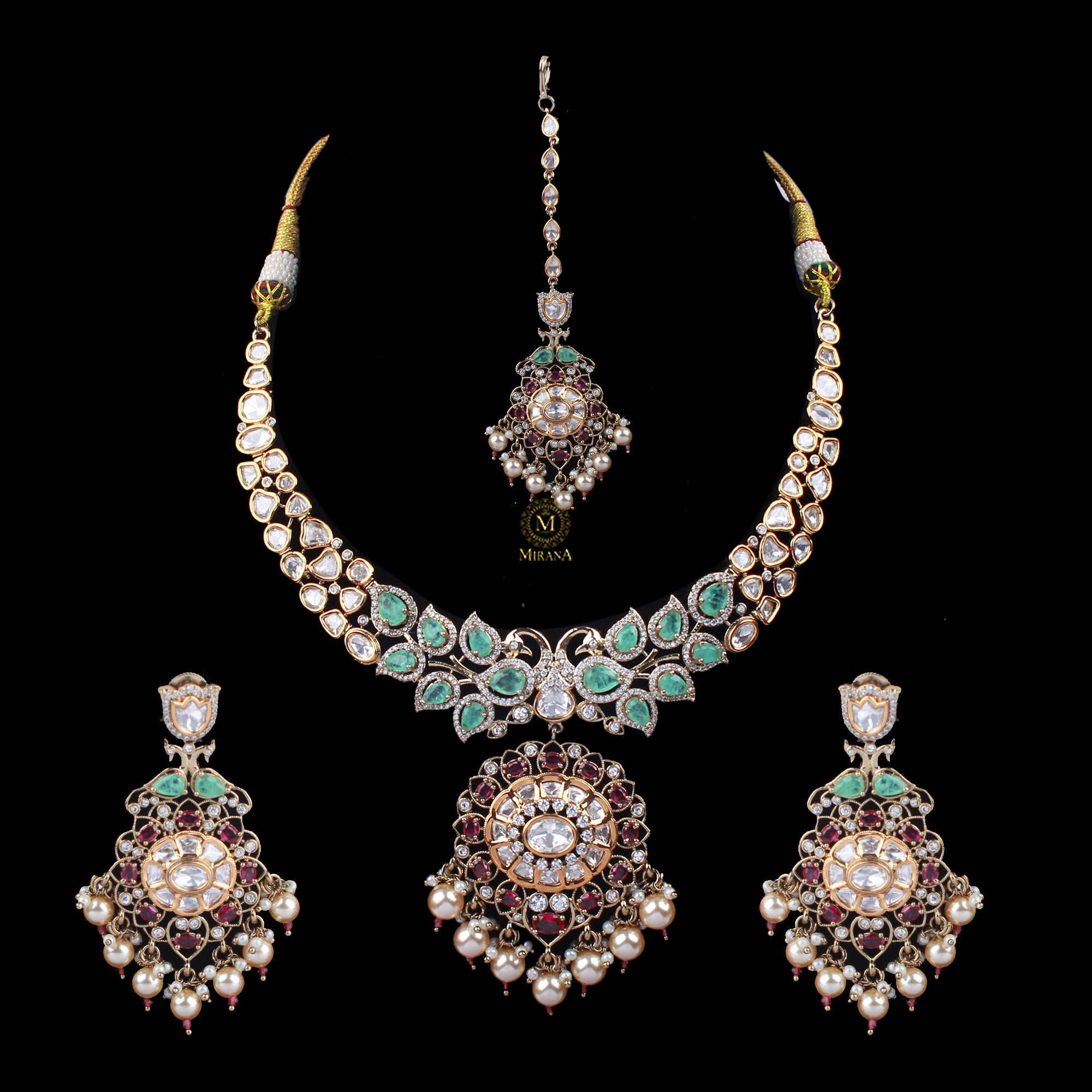 Shamita Polki Necklace Set