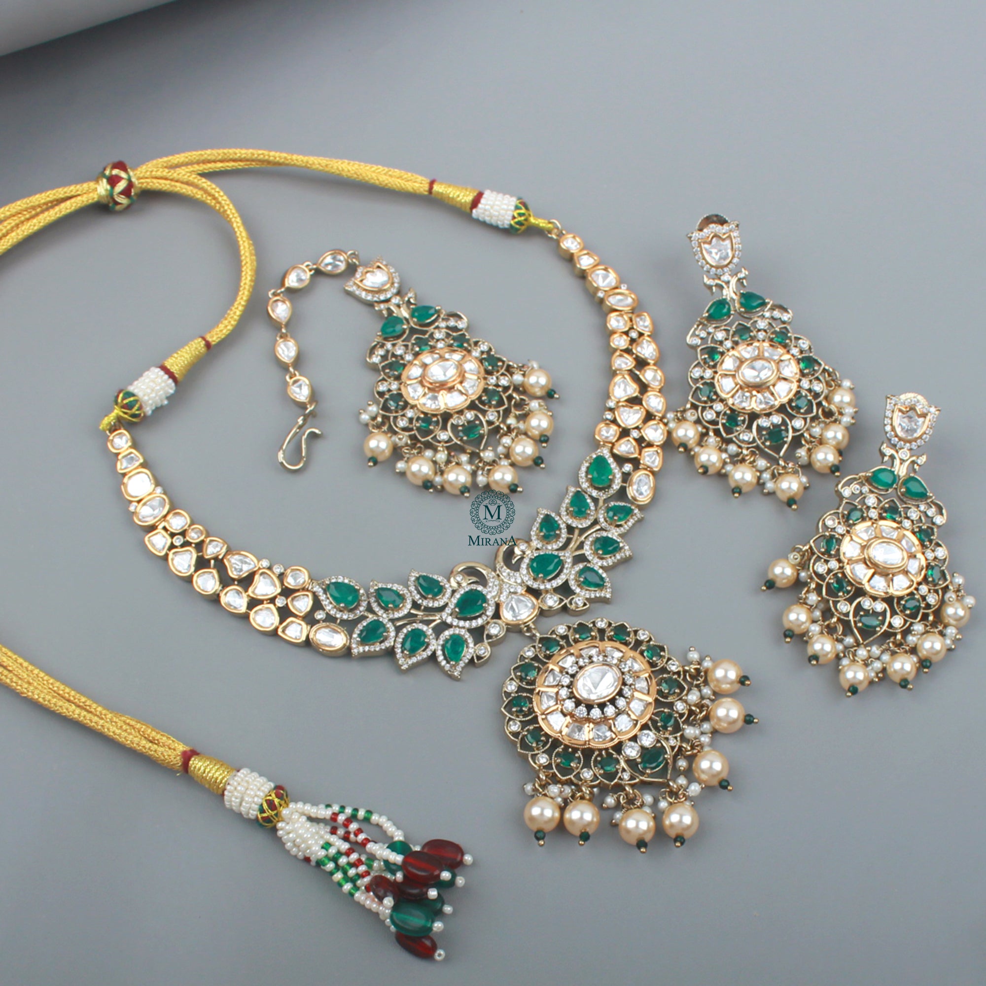 Shamita Polki Necklace Set