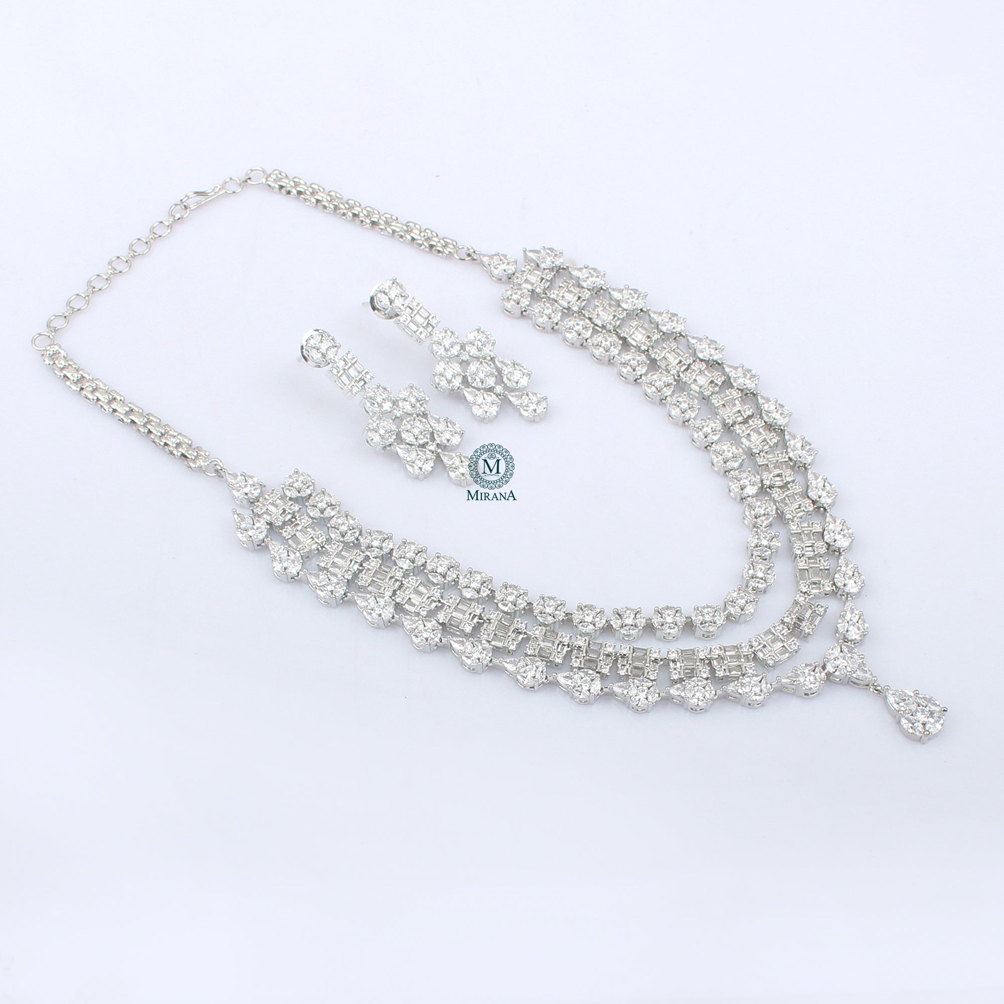 Esha Triple Layered Designer Necklace Set