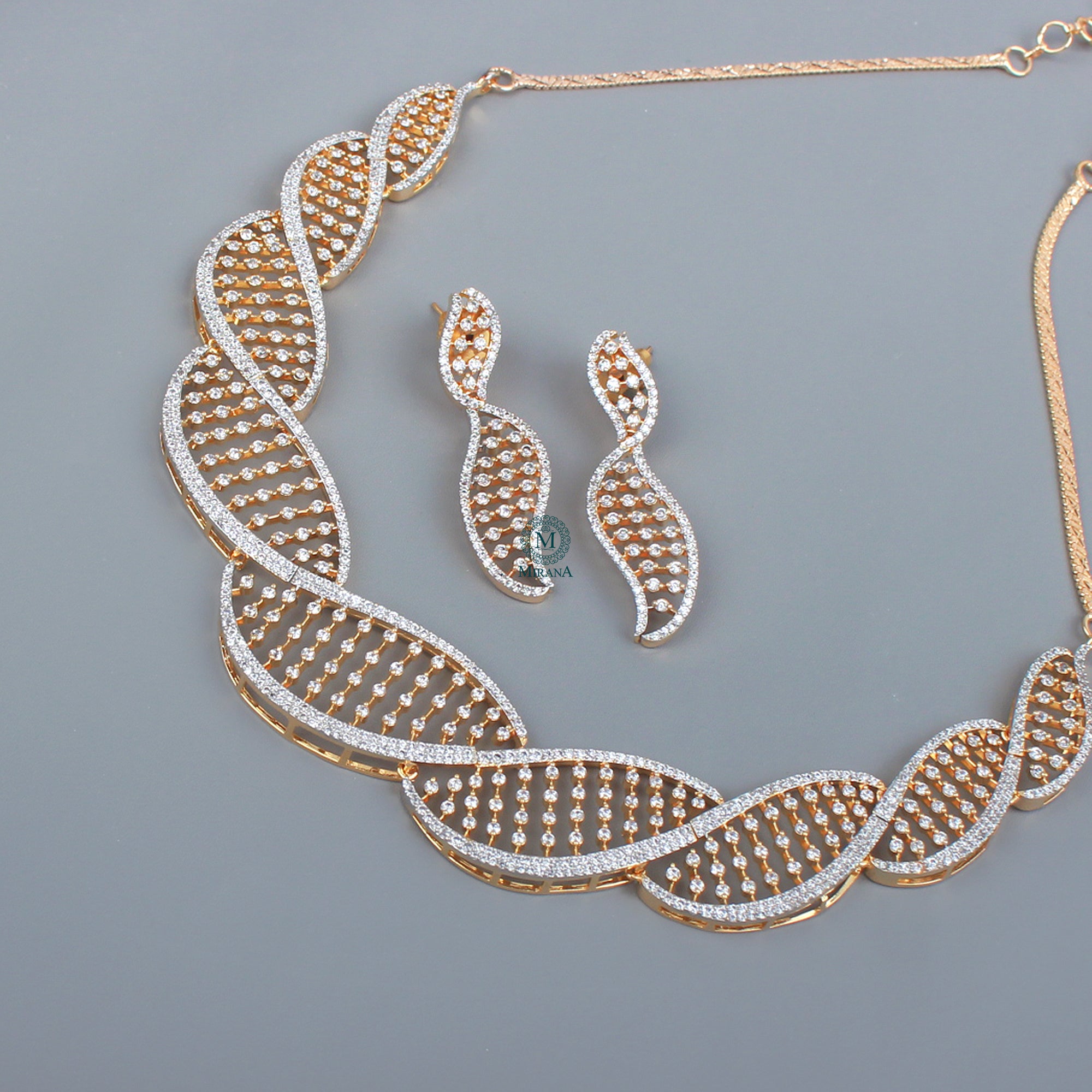 Feria CZ Designer Necklace Set