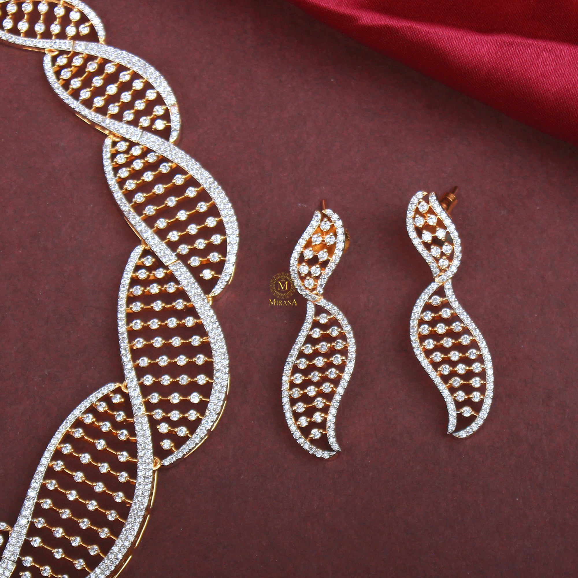 Feria CZ Designer Necklace Set