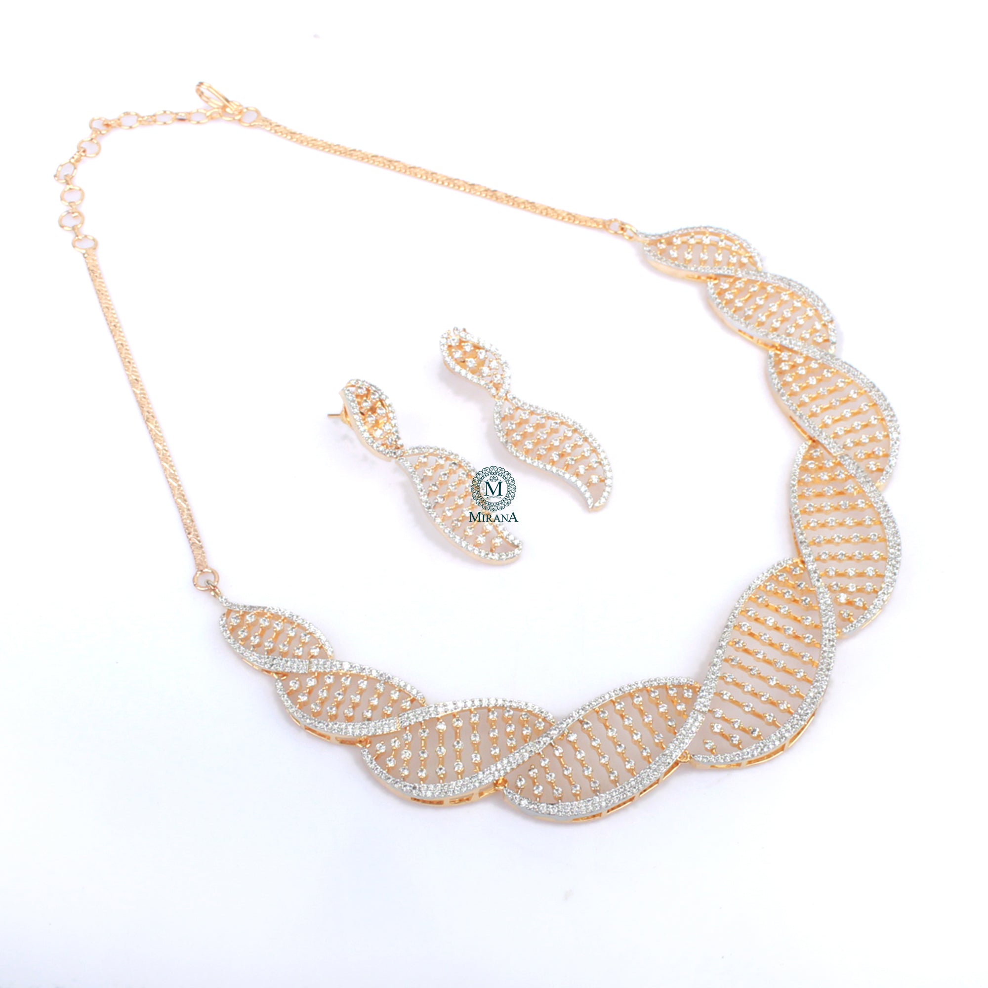 Feria CZ Designer Necklace Set