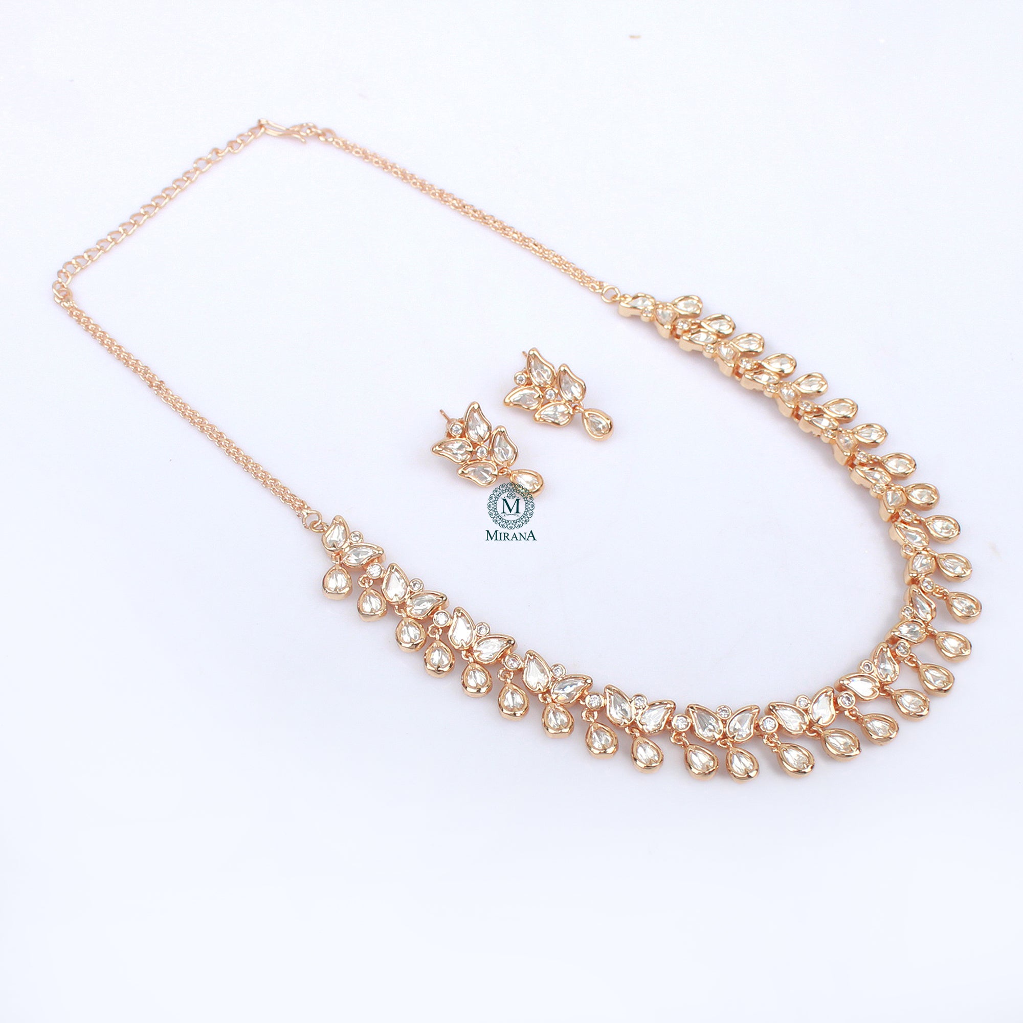 Nisha Polki Designer Necklace Set