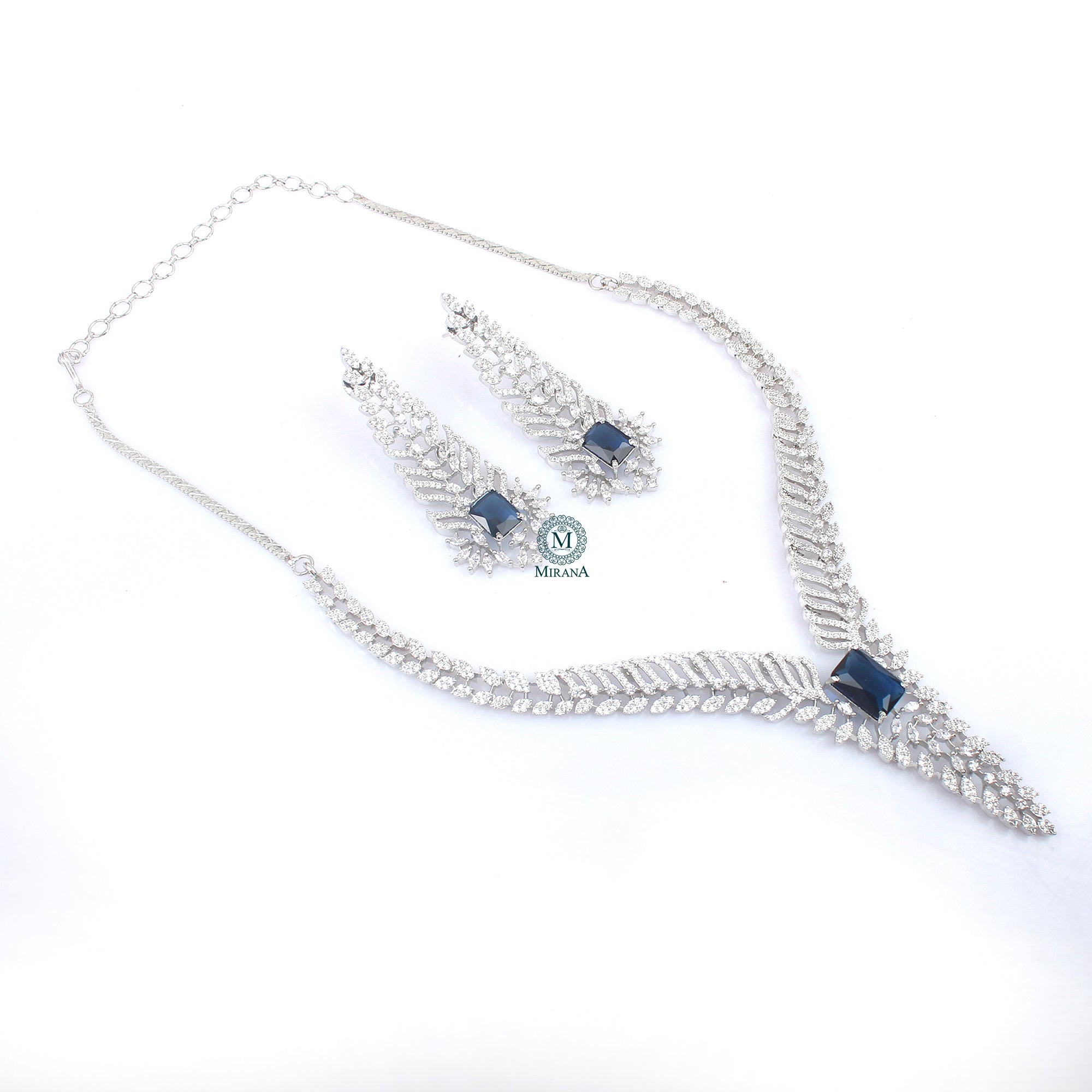 Sonisha CZ Designer Necklace Set