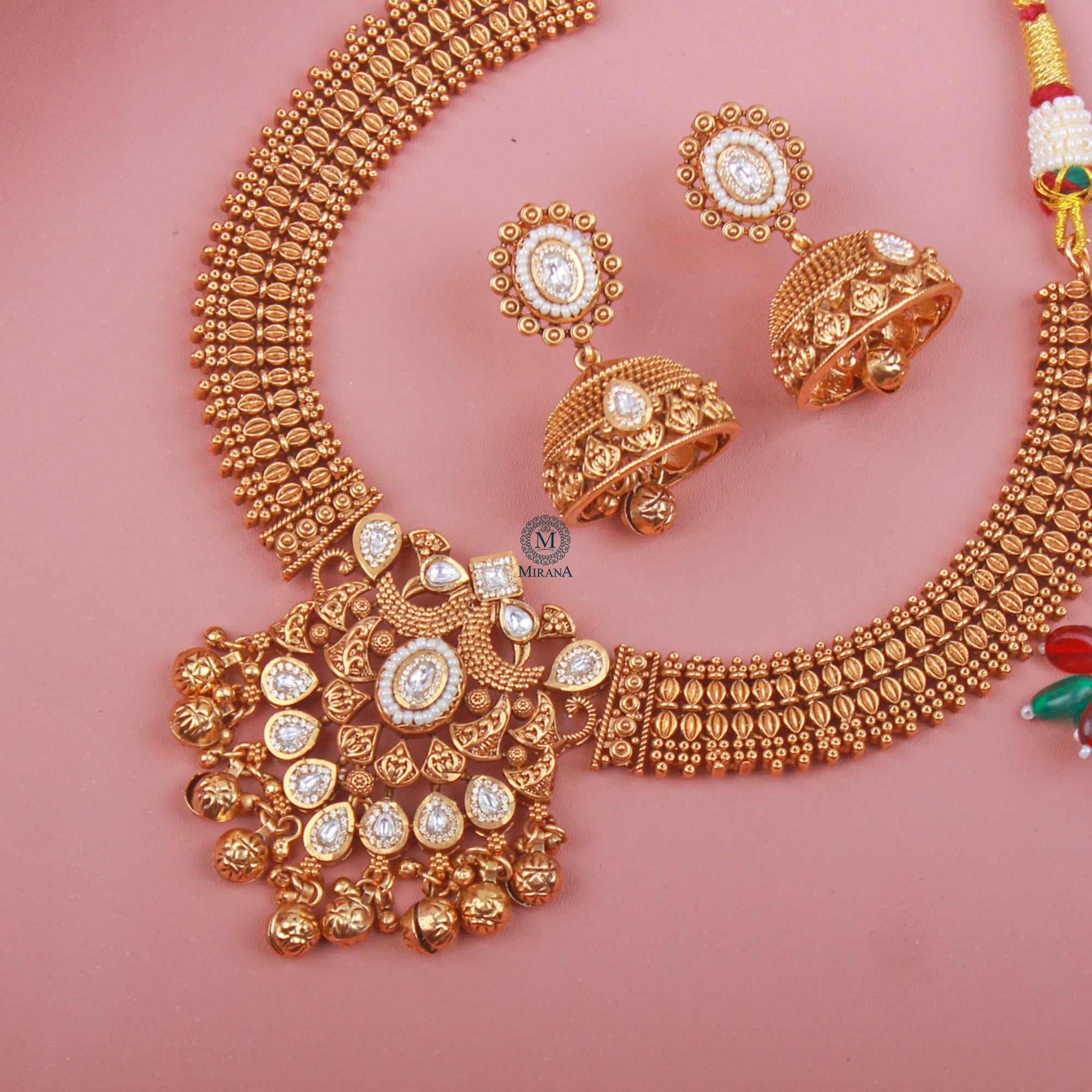 Srinidhi Antique Designer Necklace Set