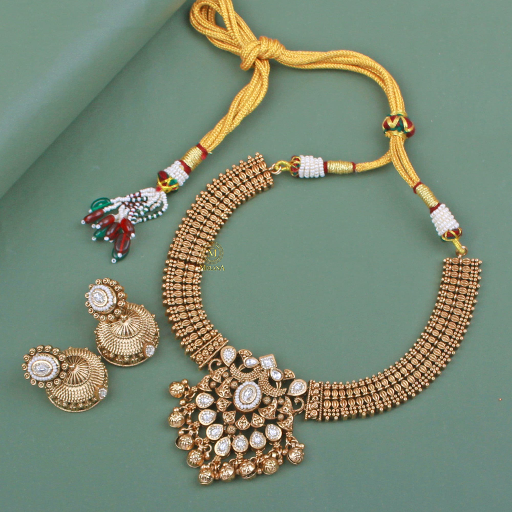Srinidhi Antique Designer Necklace Set