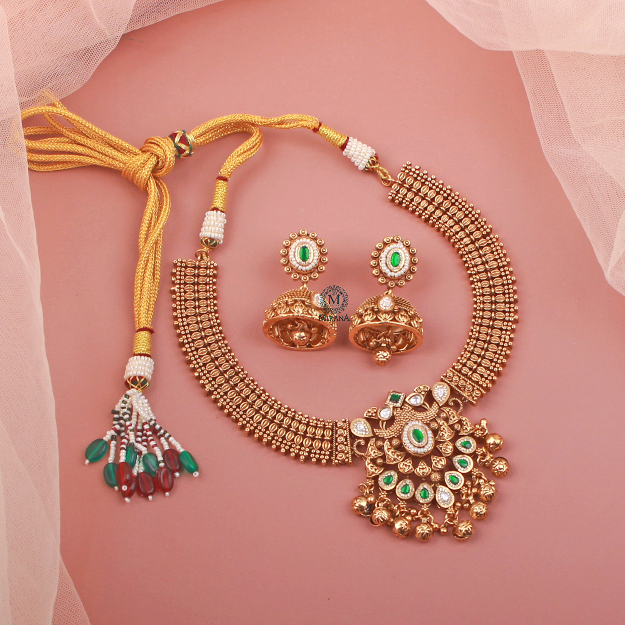 Srinidhi Antique Designer Necklace Set