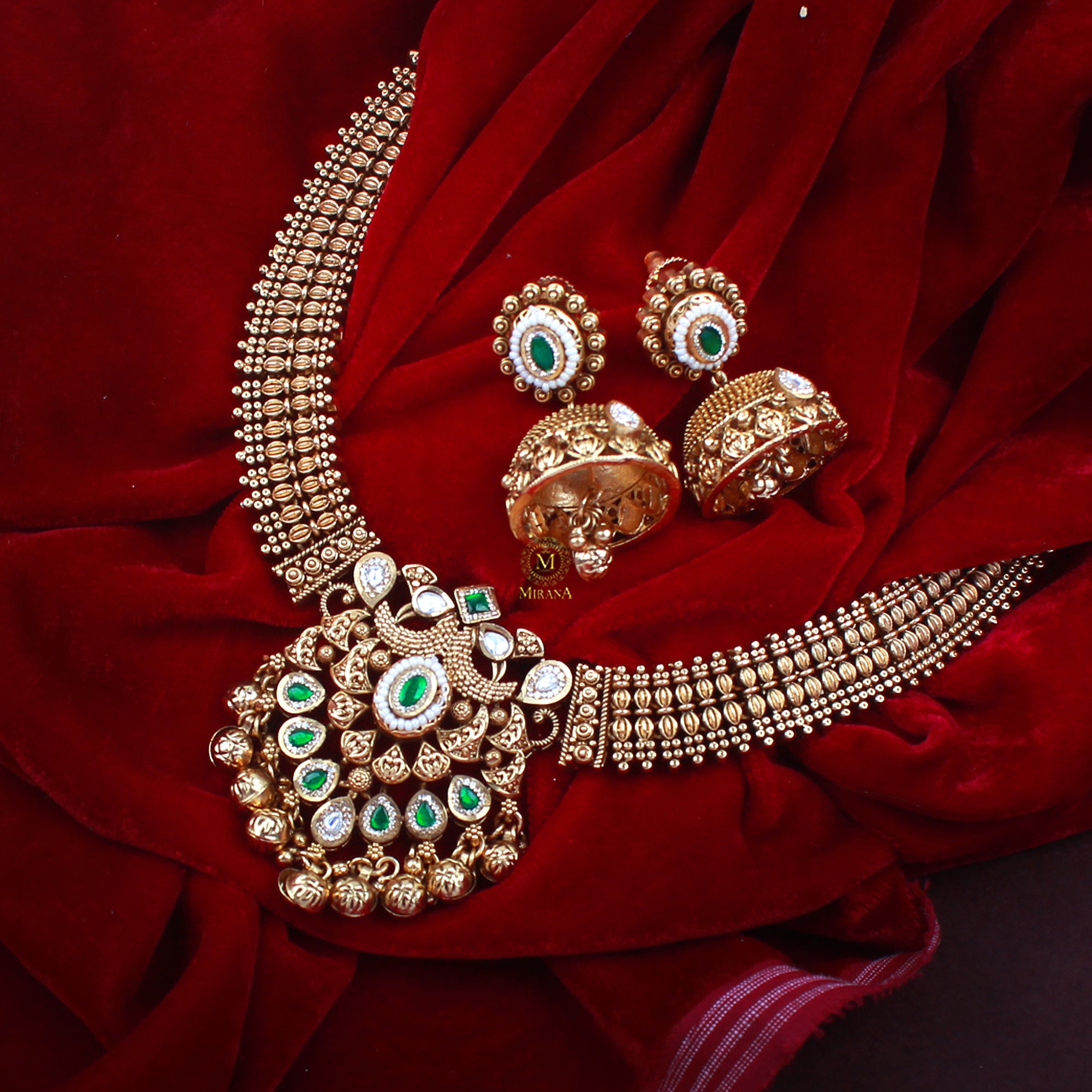 Srinidhi Antique Designer Necklace Set