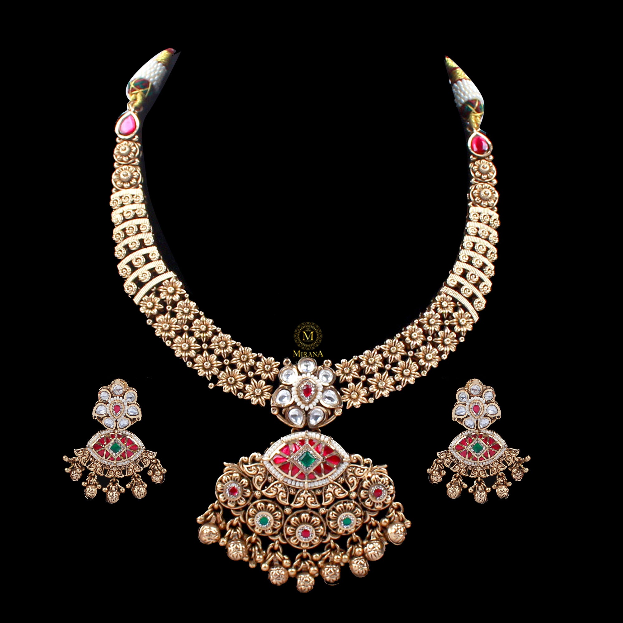 Sandhya Antique Necklace Set