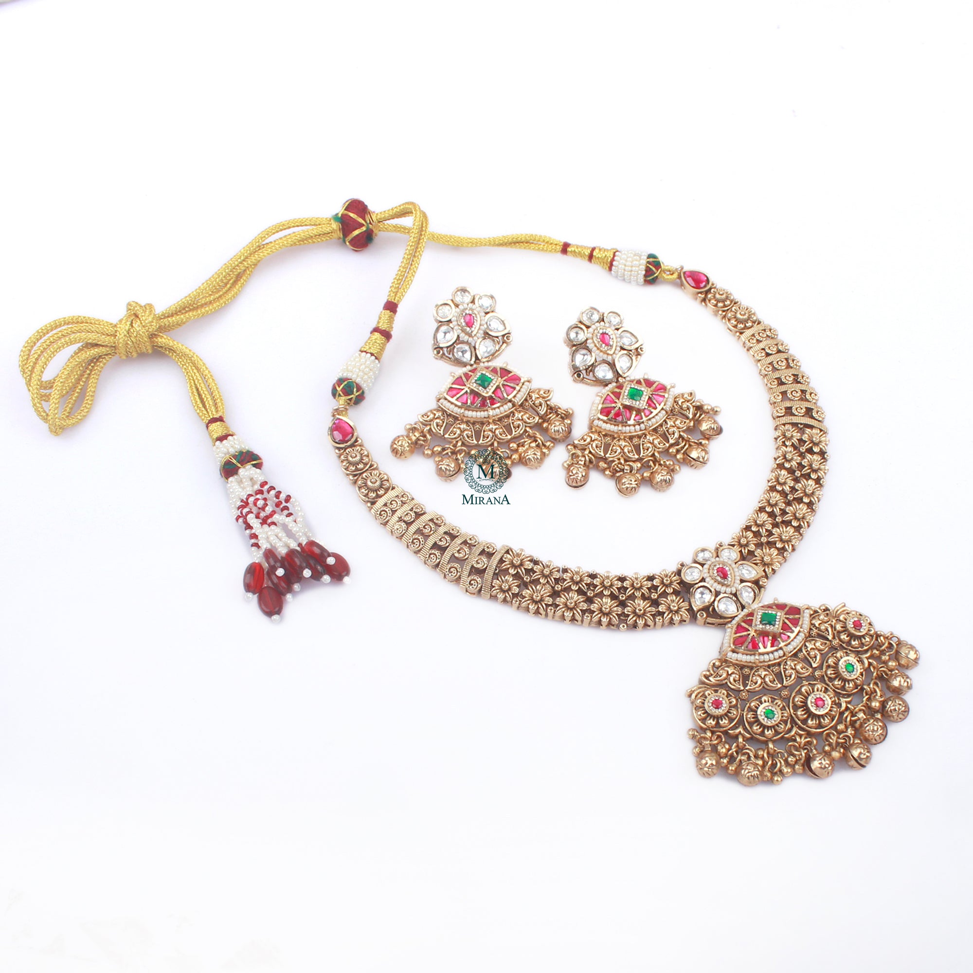 Sandhya Antique Necklace Set