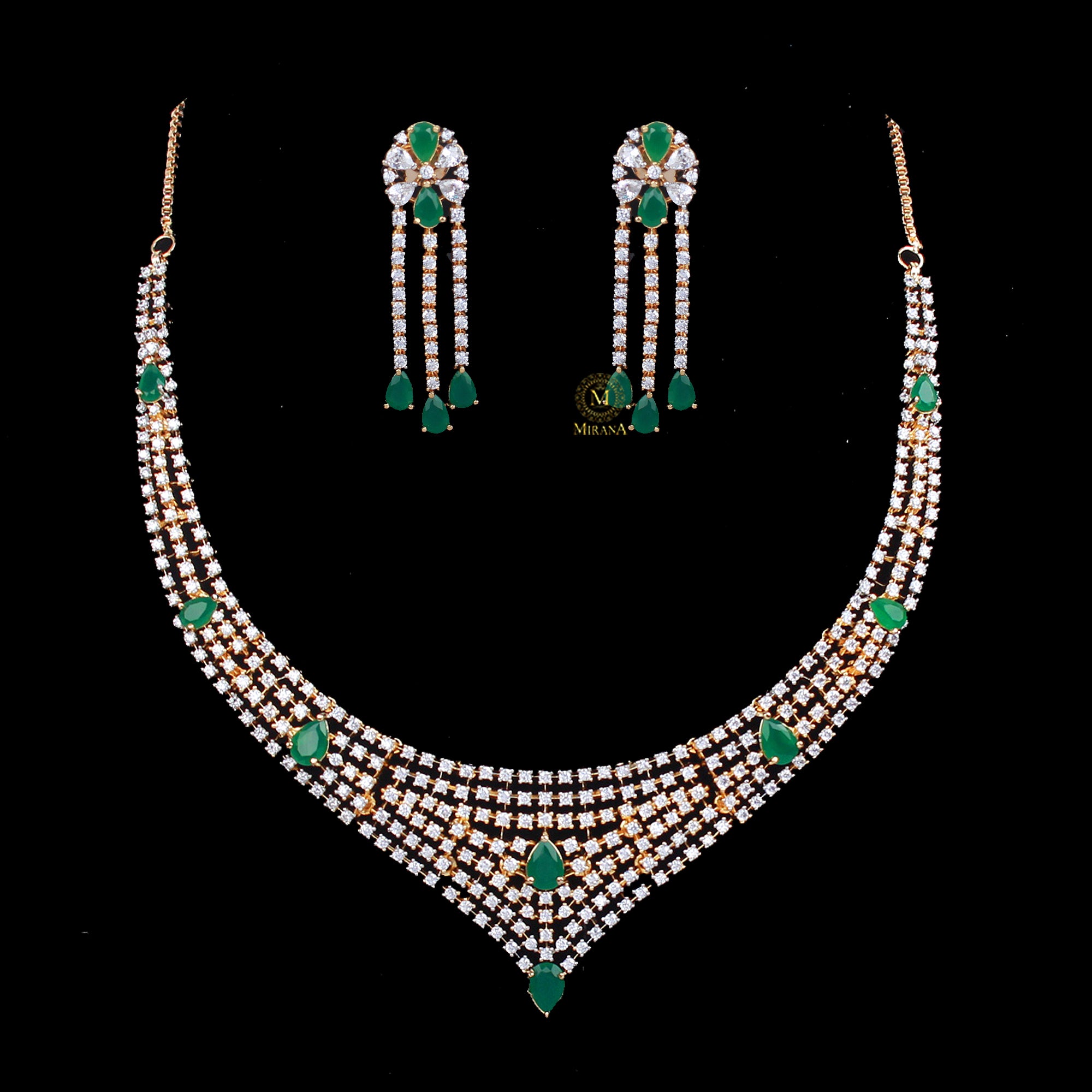 Dania CZ Designer Necklace Set