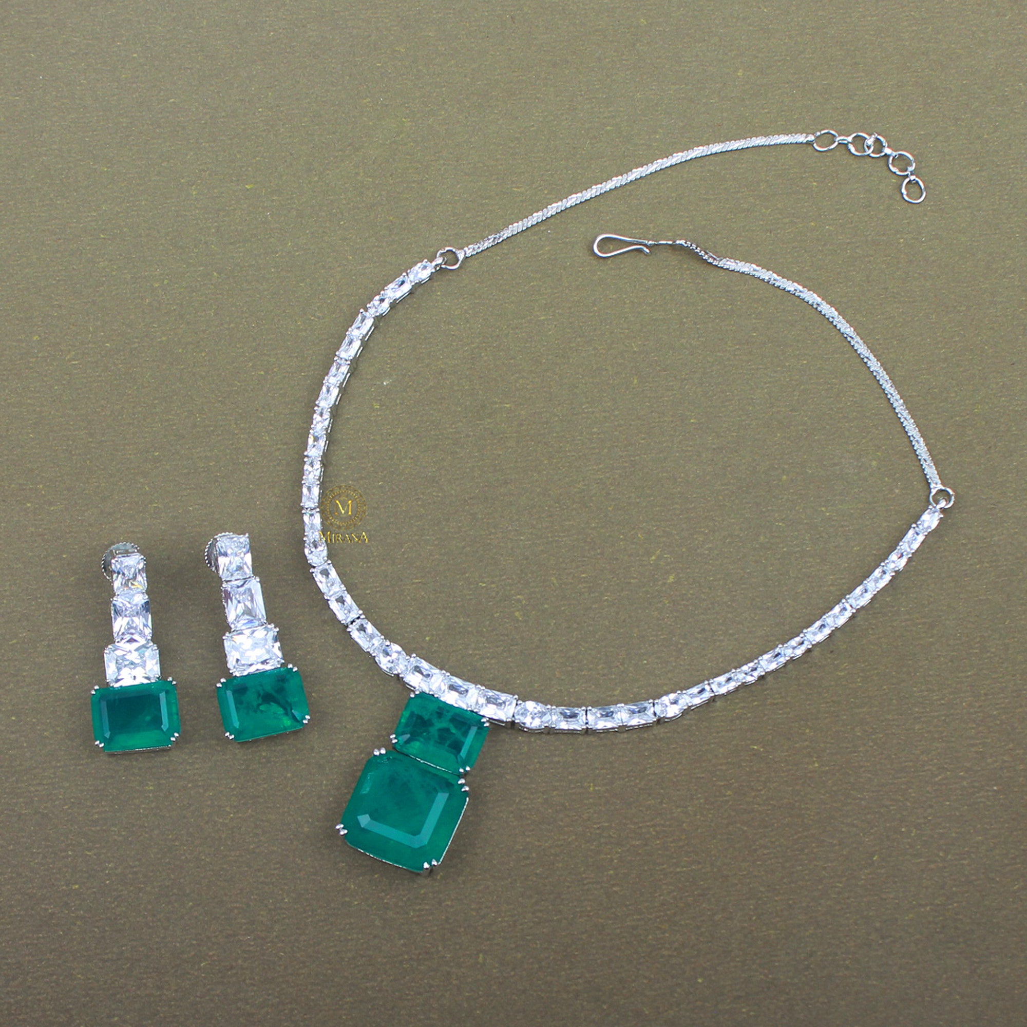 Krisha CZ Designer Necklace Set