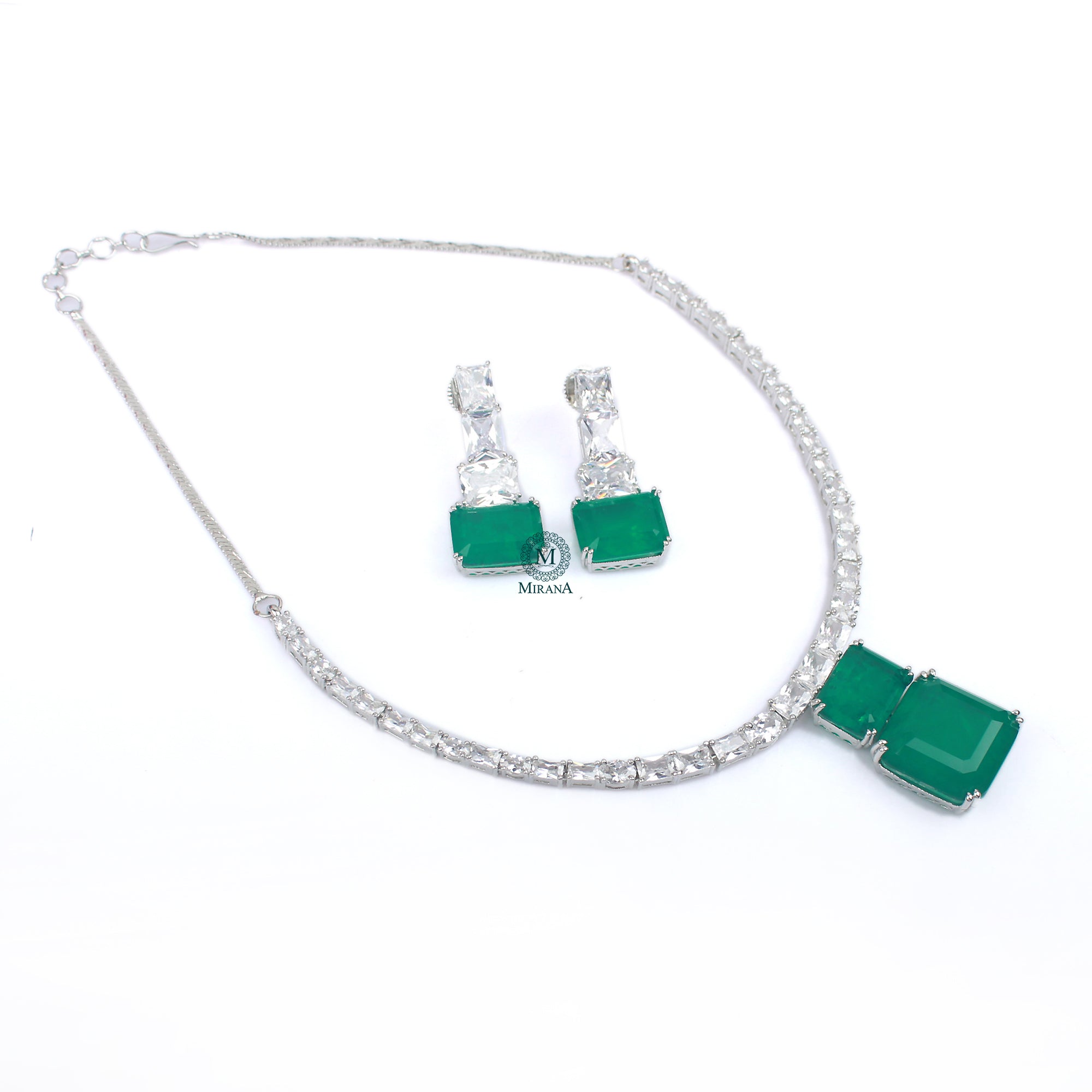 Krisha CZ Designer Necklace Set