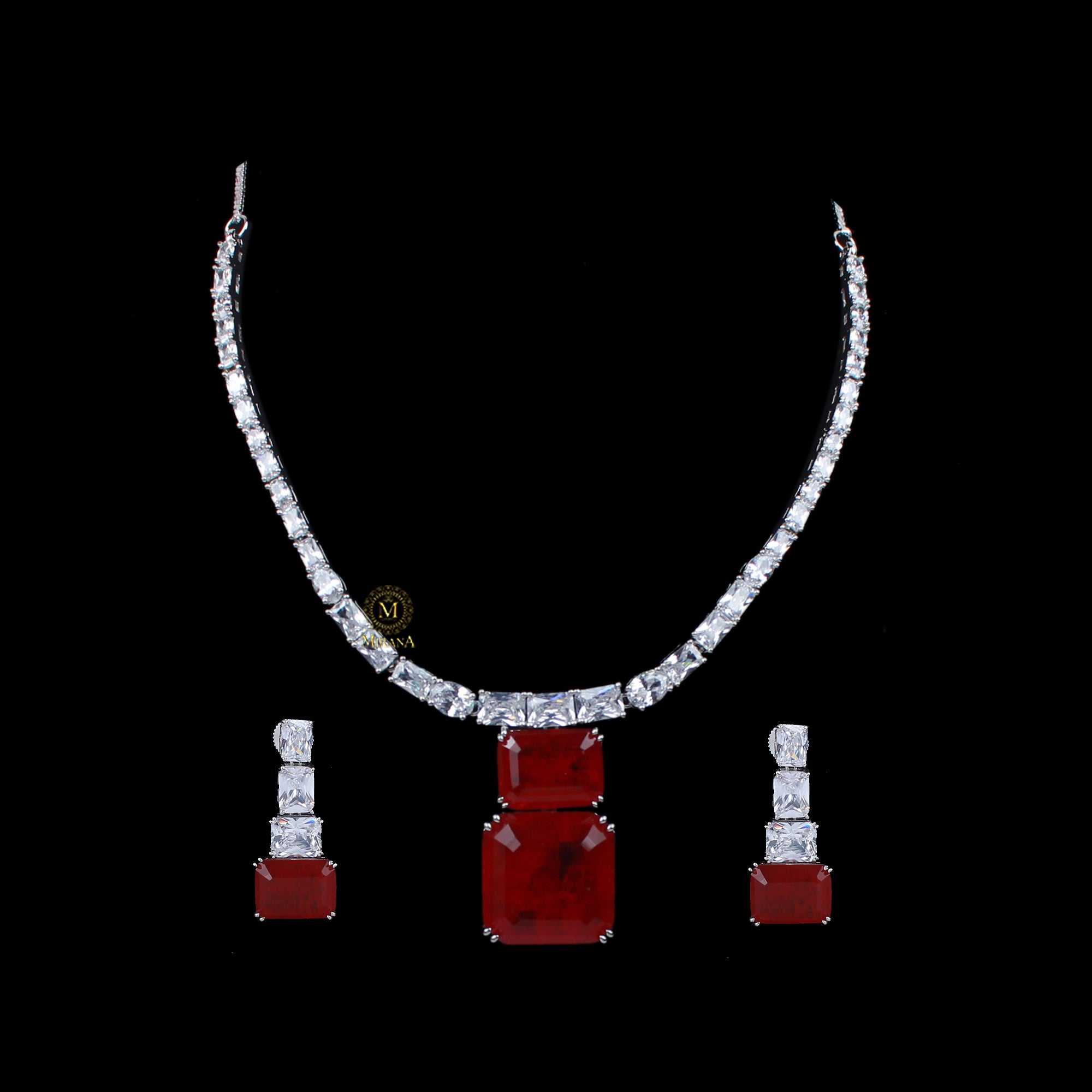 Krisha CZ Designer Necklace Set