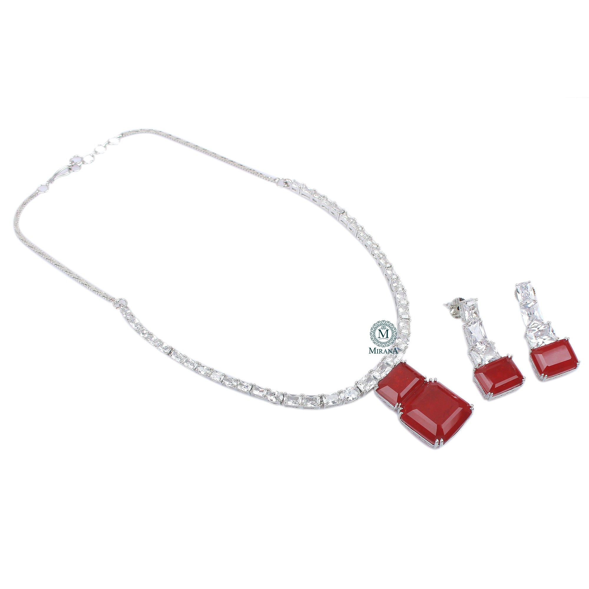 Krisha CZ Designer Necklace Set