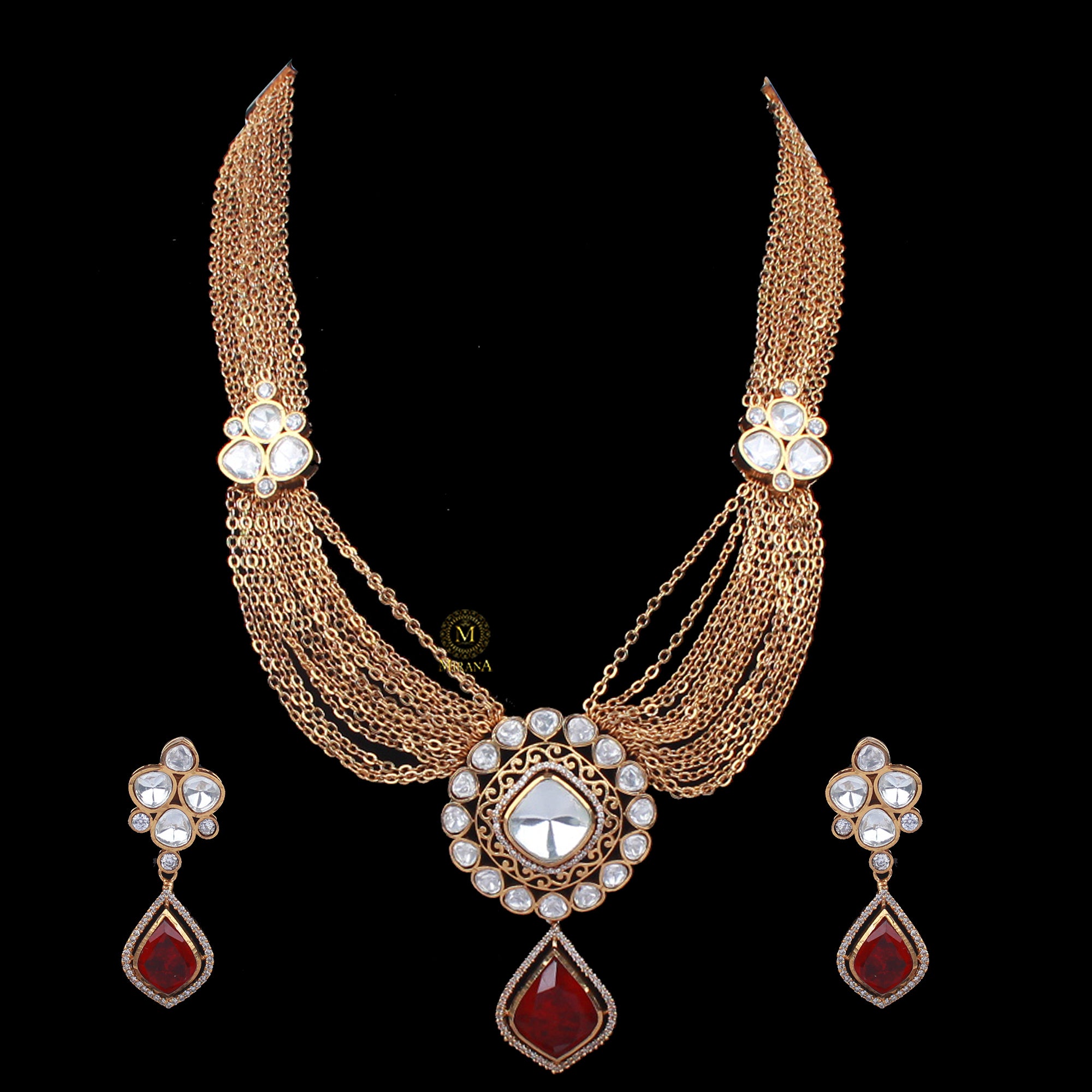 Jashn Polki Designer Necklace Set